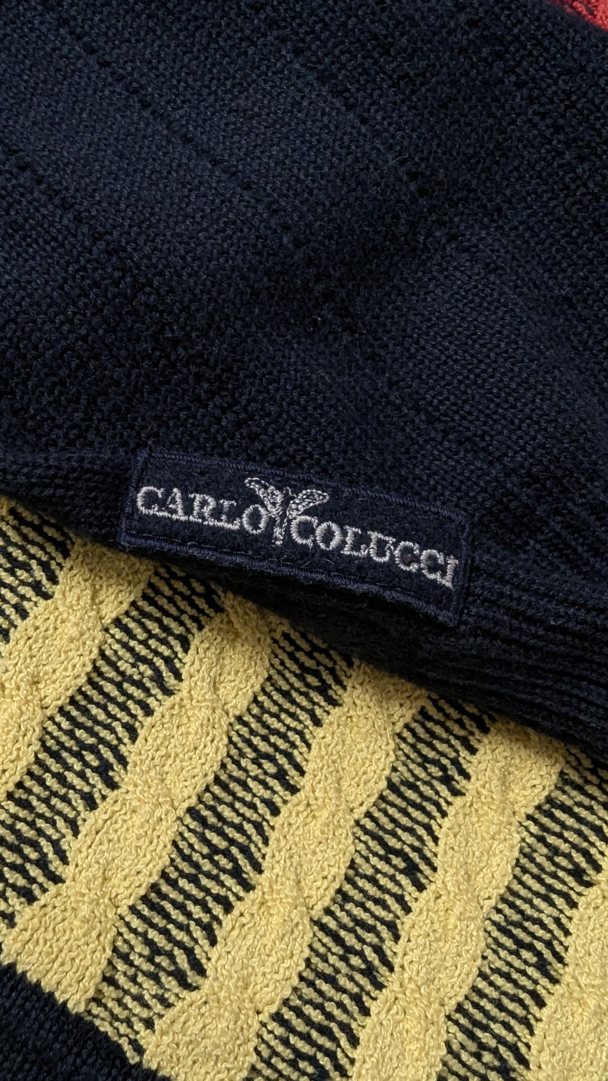 Carlo Colucci Carlo Colucci Knit Multicolor Sweater Size US XL / EU 56 / 4 - 3 Thumbnail