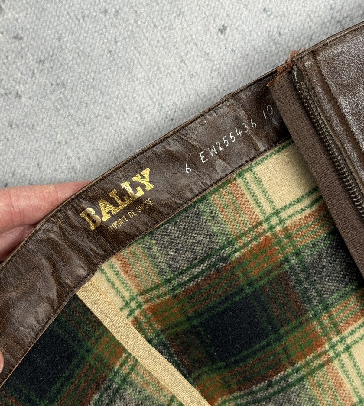 Bally Vintage Bally Brown Leather Knee High Boots Square Toe 70s Size US 6 / IT 36 - 12 Thumbnail