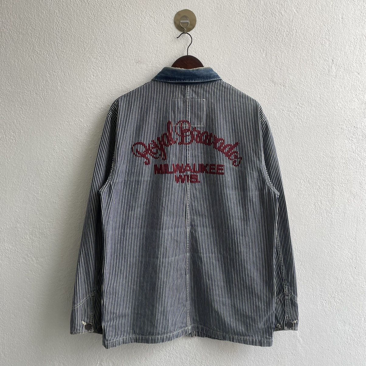 Cushman Vintage Cushman Union Made Hickory Chore Jacket Size US L / EU 52-54 / 3 - 7 Thumbnail