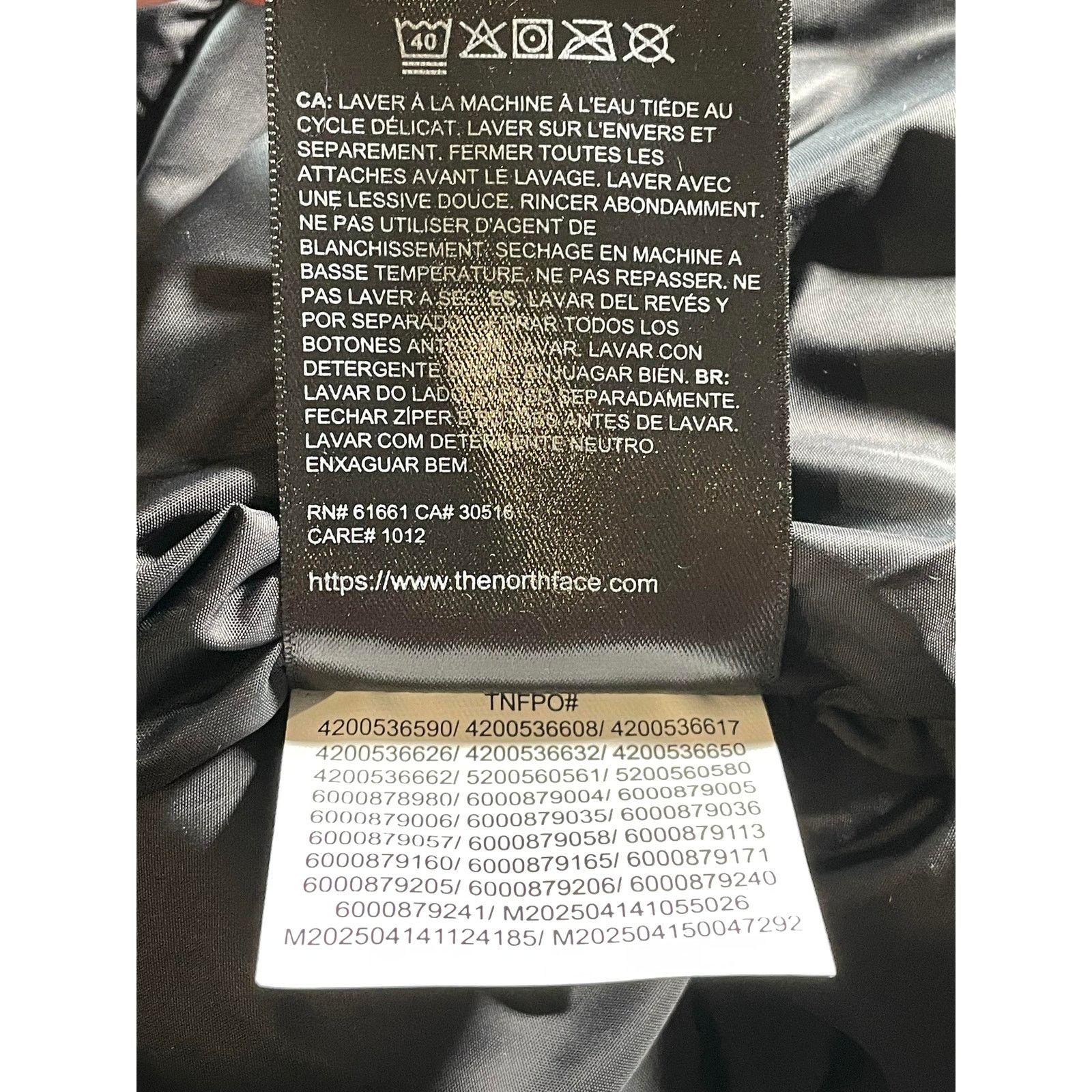 The North Face The North Face x Skims 1996 Women's Black Puffer Jacket Size US XL / EU 56 / 4 - 6 Thumbnail