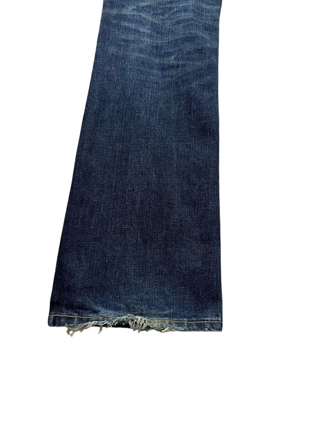 Black Label Burberry Black Label Nova Check Distressed Flare Denim Size US 32 / EU 48 - 6 Thumbnail