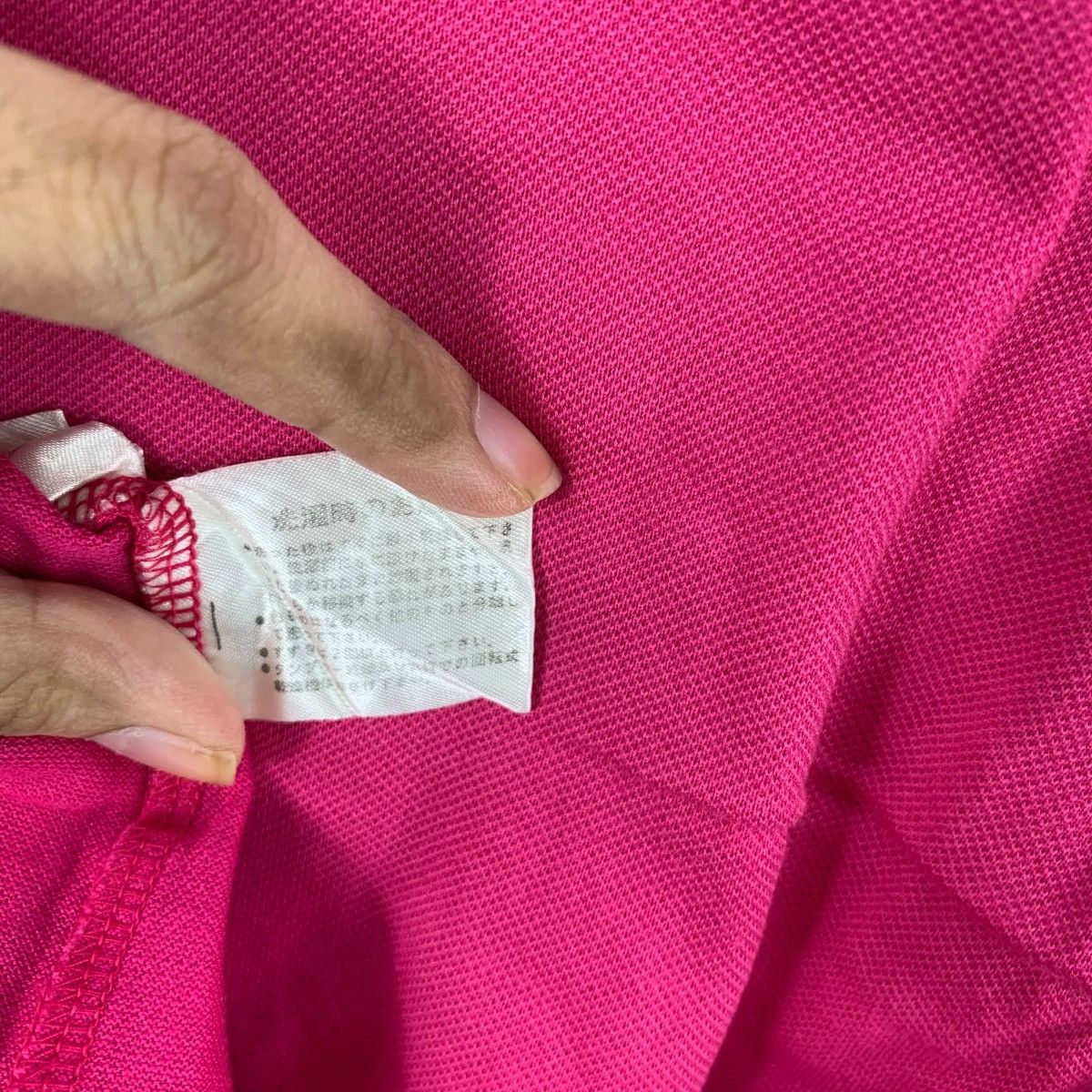 Vintage Vintage PARIS GOLF CLUB Embroidered Logo Pink Polo Tee Size M / US 6-8 / IT 42-44 - 8 Thumbnail