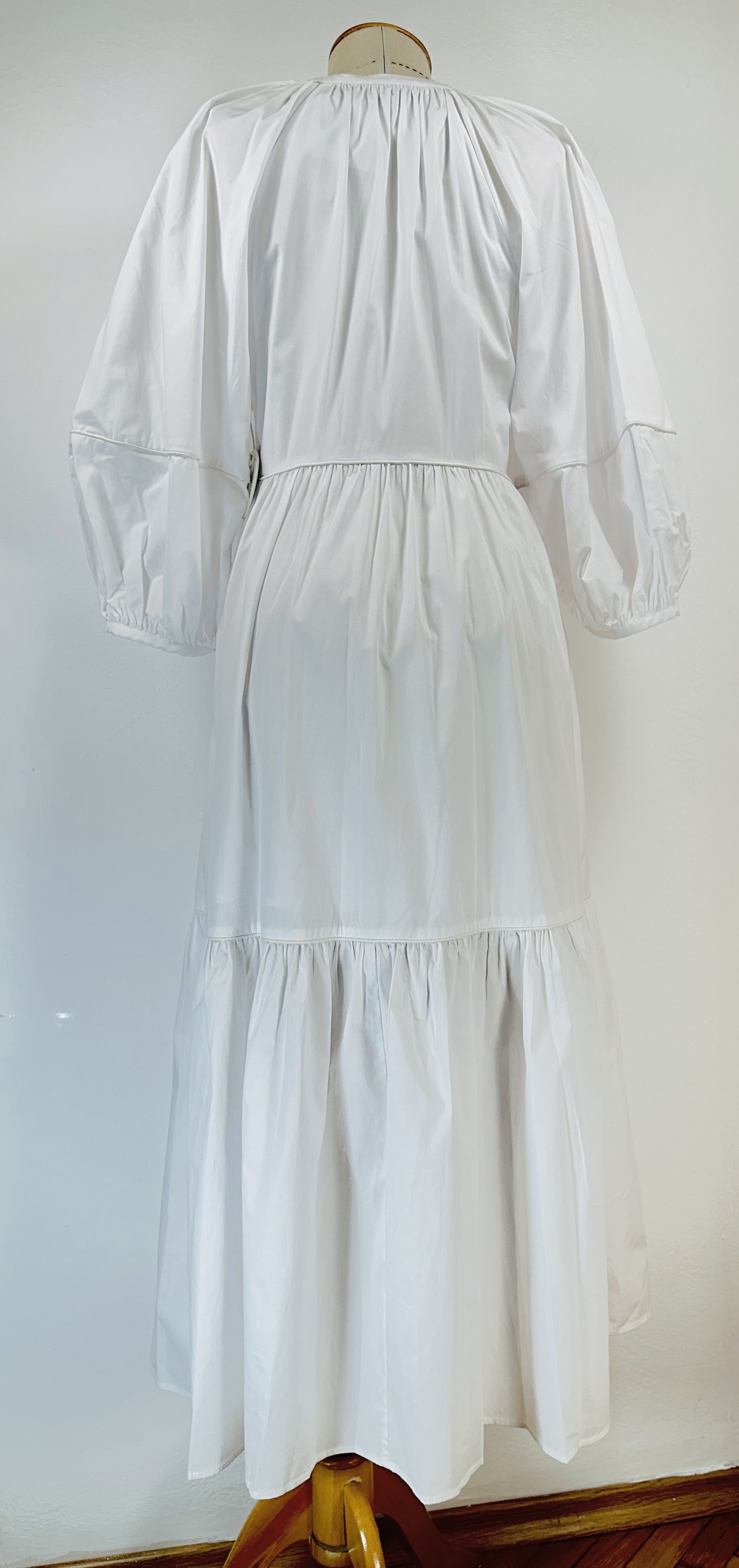 Staud Demi White Dress Size S / US 4 / IT 40 - 6 Thumbnail