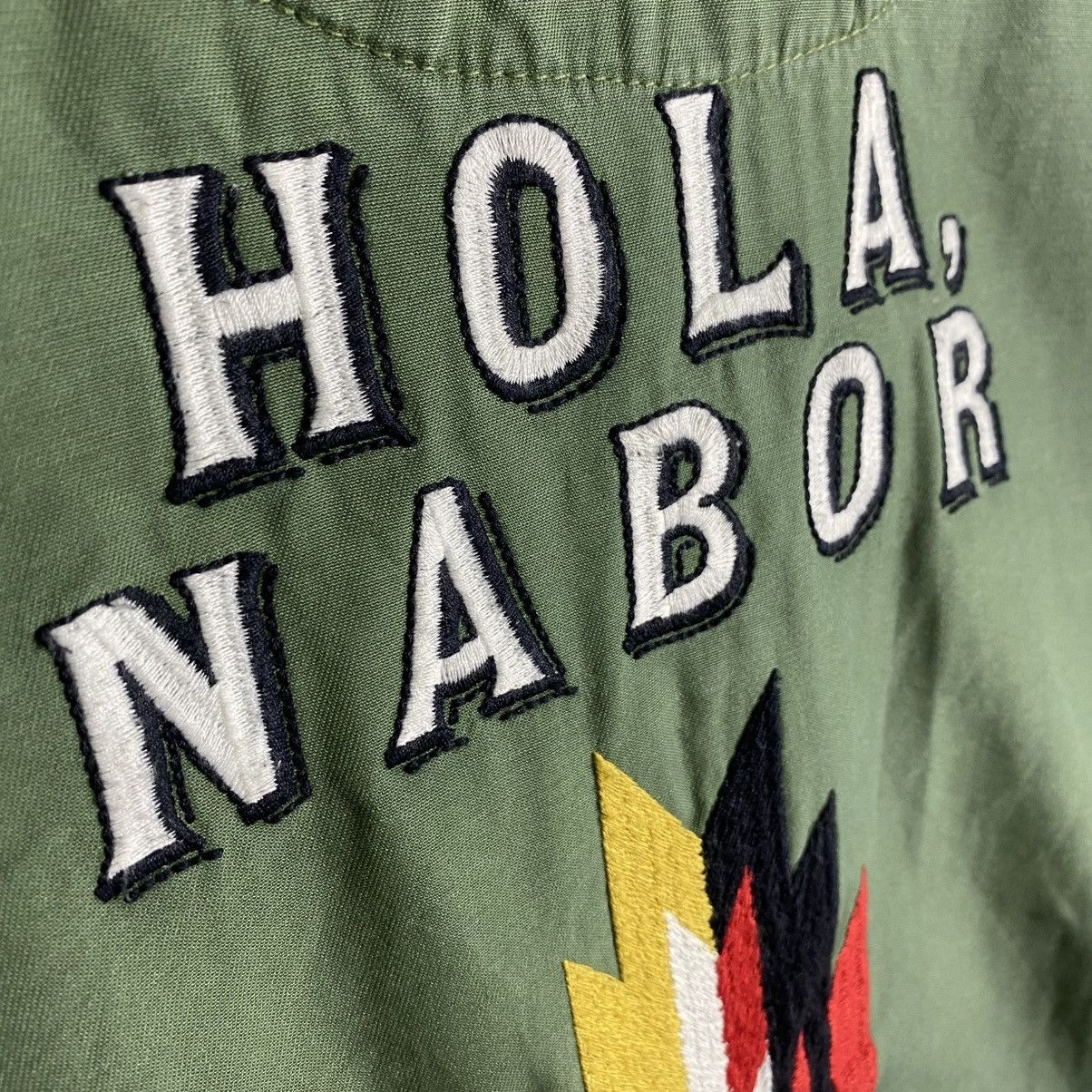 Japanese Brand Rodeo Crown Native Chimayo Button Shirt M Size Green Colour Size US M / EU 48-50 / 2 - 17 Thumbnail