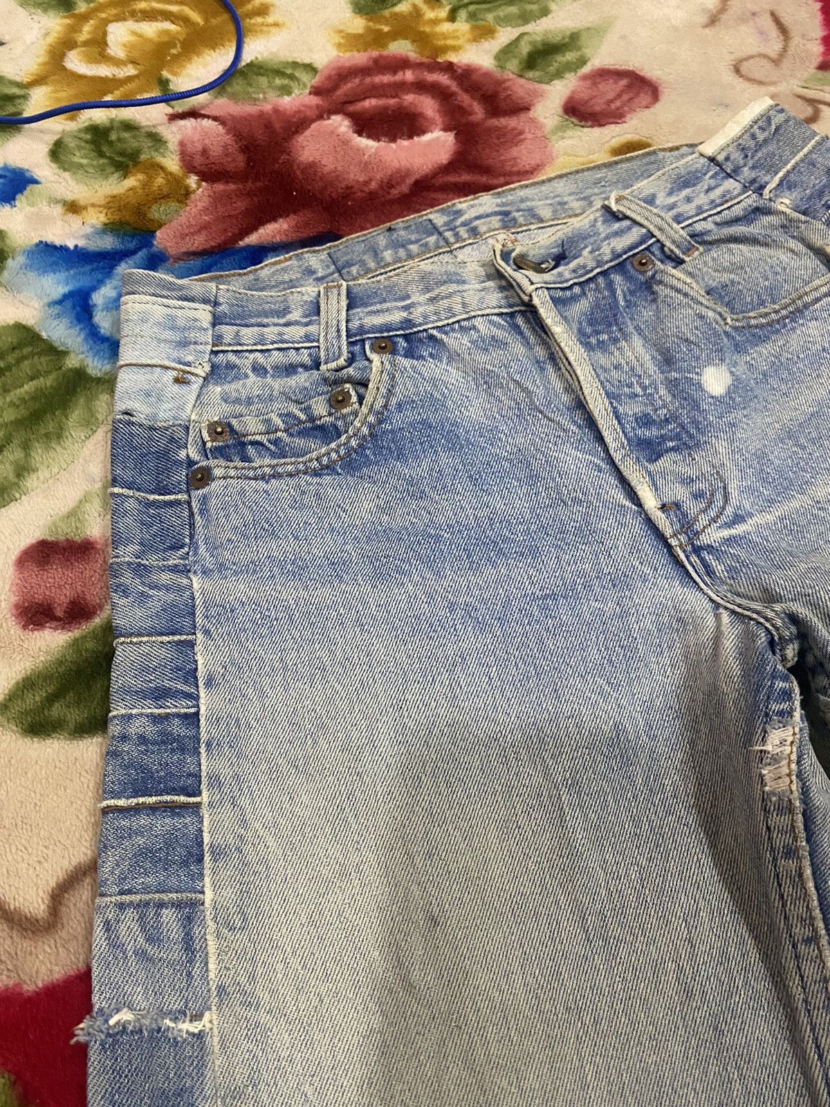 Levi's × Vintage Vintage 80s Levis Reconstruction Remake Flare Denim Wide Size US 28 / EU 44 - 4 Thumbnail