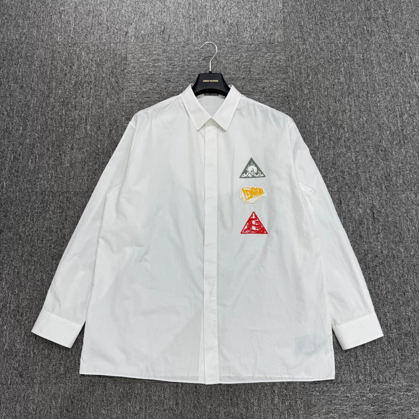 Dior Dior Embroidered Badge Shirt Size US XXS / EU 40 - 1 Thumbnail