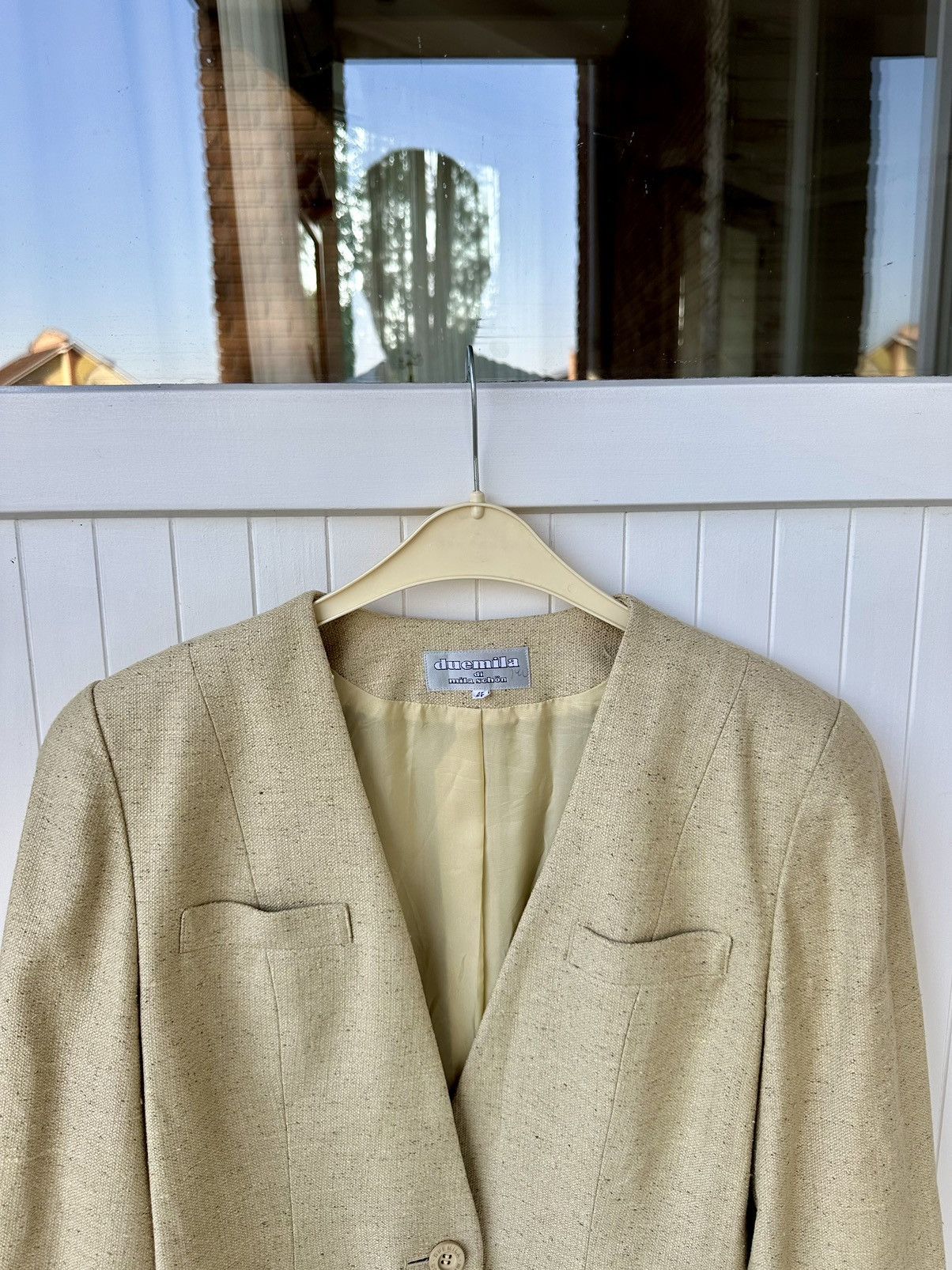 Japanese Brand 🇯🇵 Vintage Duemila De mila shon Jacket Made jn Japan Size M / US 6-8 / IT 42-44 - 4 Thumbnail