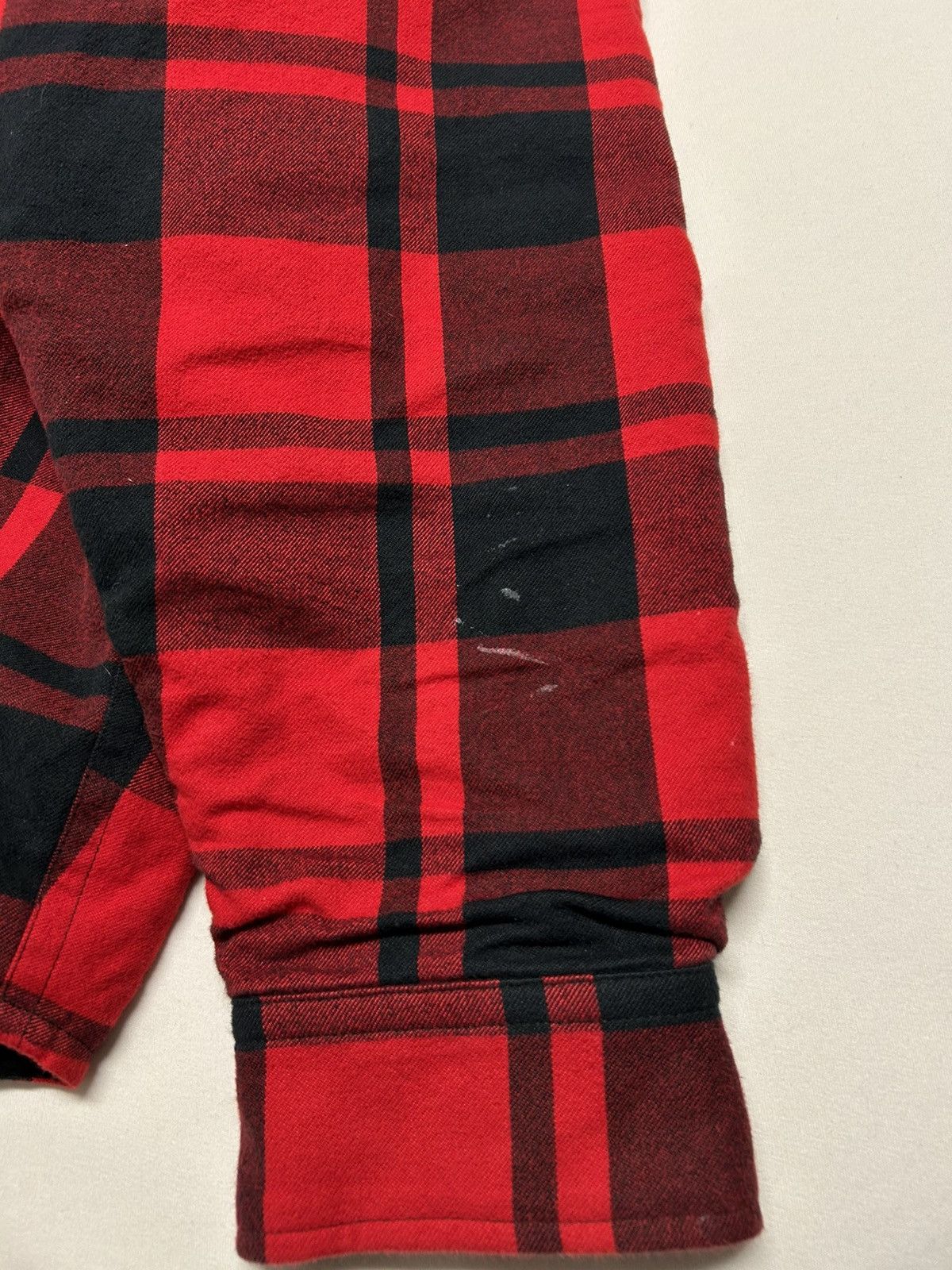 Balenciaga 2021 quilted padded flannel plaid red Size US S / EU 44-46 / 1 - 10 Thumbnail
