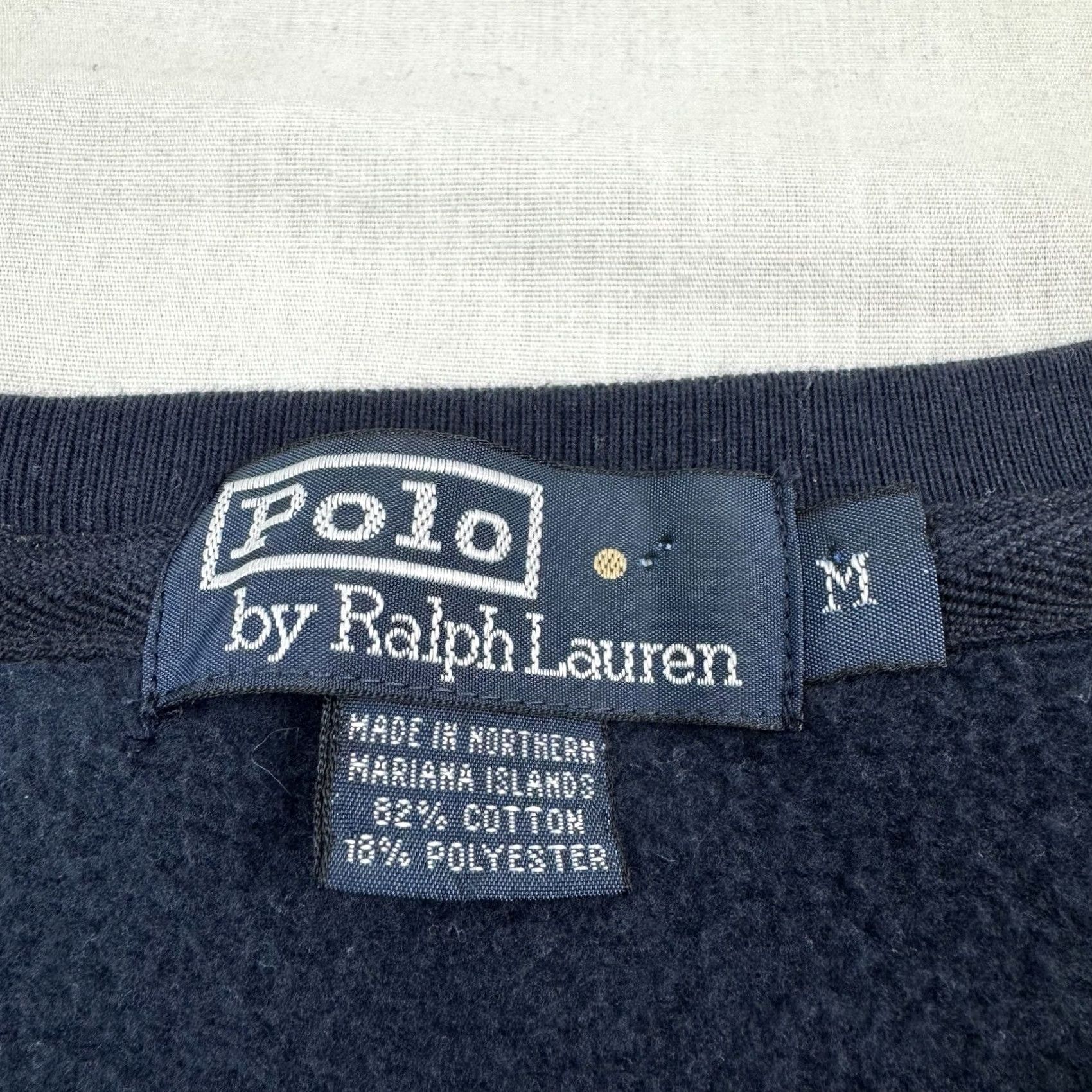 Polo Ralph Lauren VINTAGE Polo Ralph Lauren Sweatshirt Men's Adult Medium Crewneck Blue 90s Preppy Designer Pullover Crew Neck Solid Fashion Size US M / EU 48-50 / 2 - 3 Thumbnail