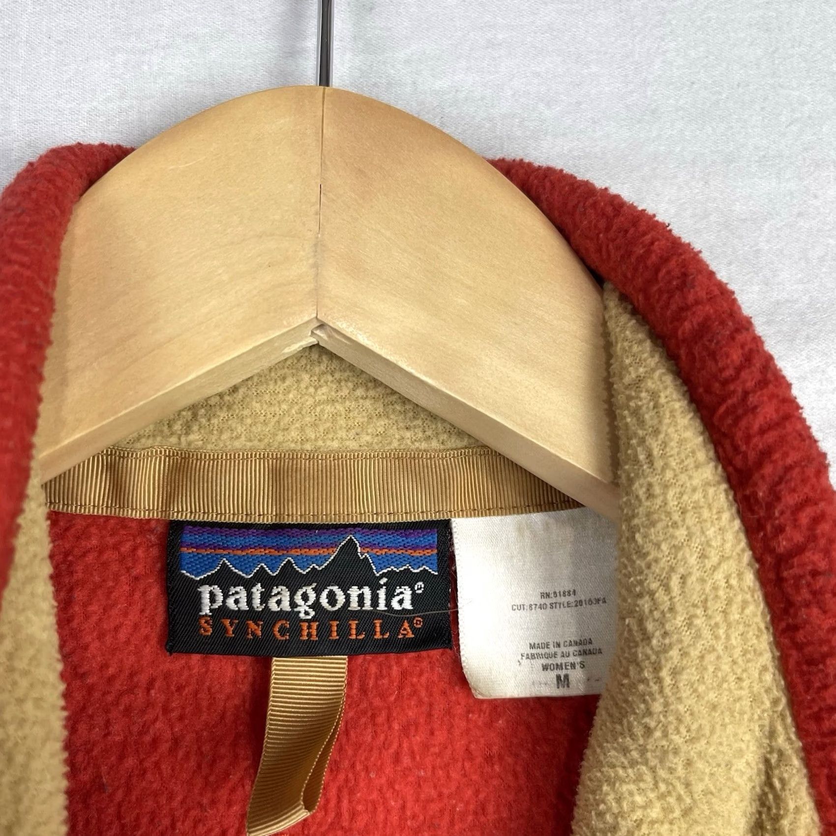 Patagonia VINTAGE Patagonia Synchilla Vest Womens Medium Red Full Zip Fleece Outdoors Size M / US 6-8 / IT 42-44 - 5 Thumbnail