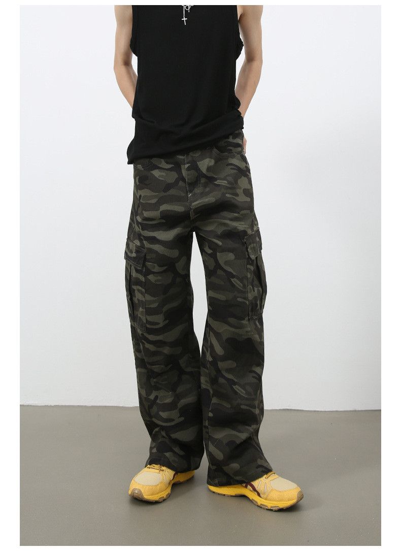 Japanese Brand × Jean American street pocket camouflage cargo jeans Size US 32 / EU 48 - 3 Thumbnail