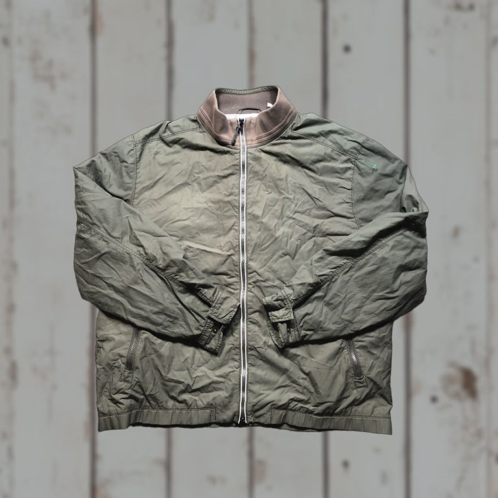 Tommy Bahama Tommy Bahama Windbreaker Jacket XL Green Full Zip Lined Nylon Shell Mens Size US XL / EU 56 / 4 - 1 Thumbnail