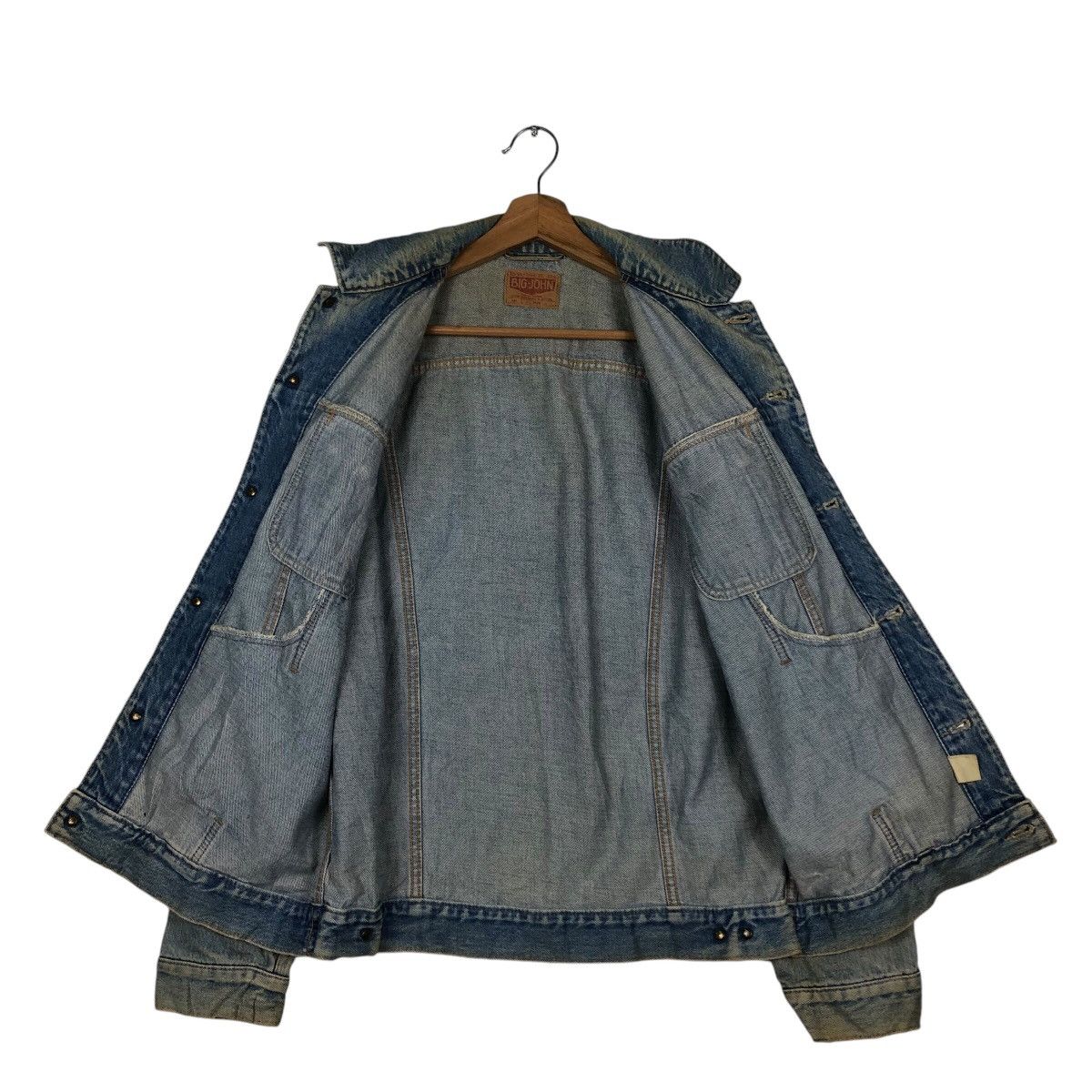 Japanese Brand 📌Vintage Trucker Denim Jacket Big-John Union Made Size US M / EU 48-50 / 2 - 14 Thumbnail