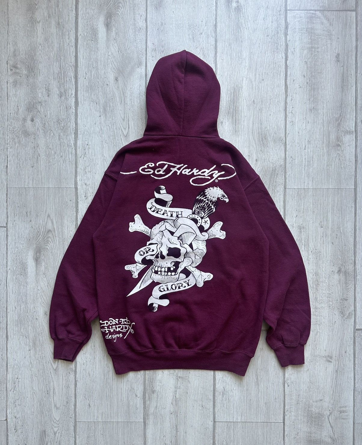 Ed Hardy Ed hardy Y2K Vintage Hoodie Size US S / EU 44-46 / 1 - 5 Thumbnail