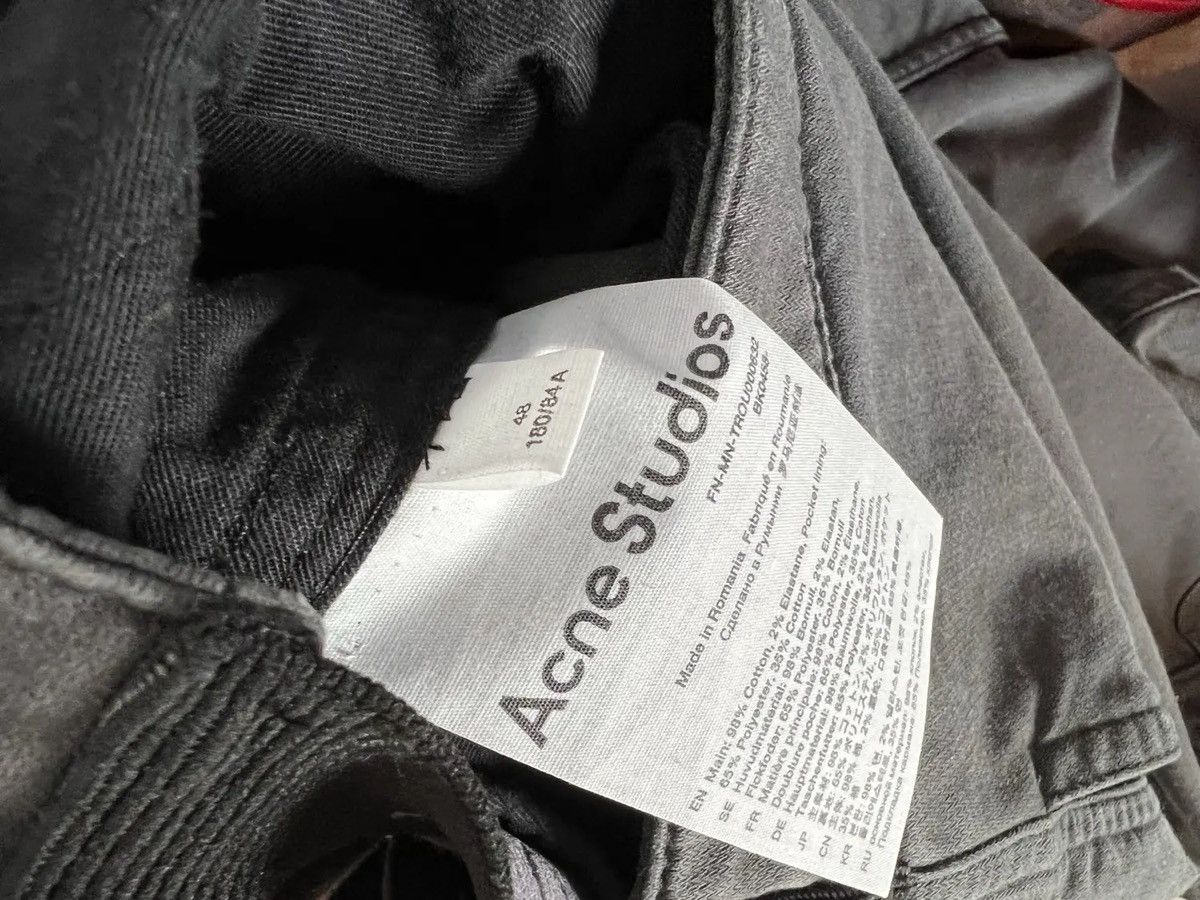 Acne Studios Acne Studios Chevron Cargo Pants Anthracite Grey sz 48 Size US 34 / EU 50 - 7 Thumbnail