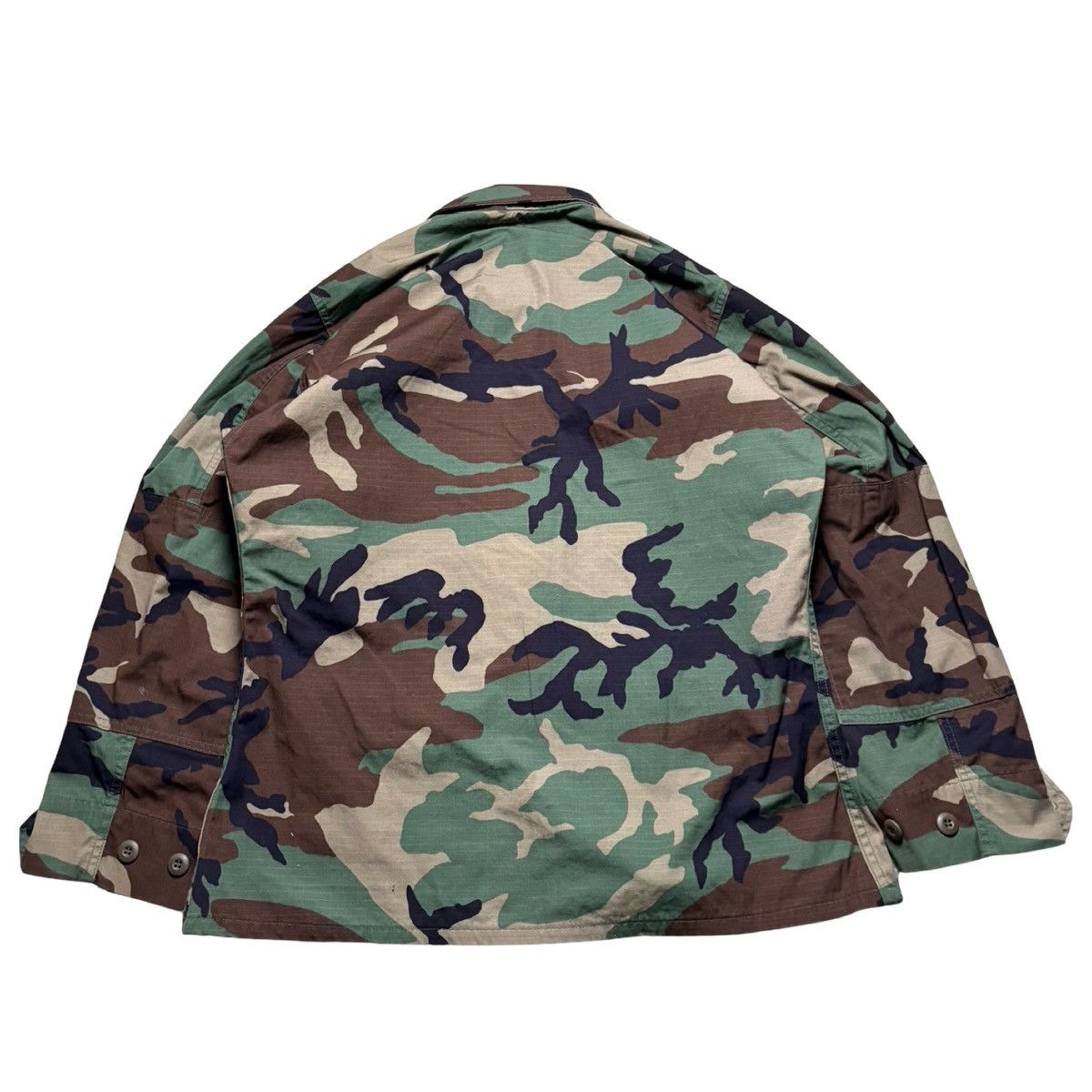 Other Vintage USGI Jacket Mens M Reg Woodland Camo Ripstop BDU Size US M / EU 48-50 / 2 - 8 Thumbnail