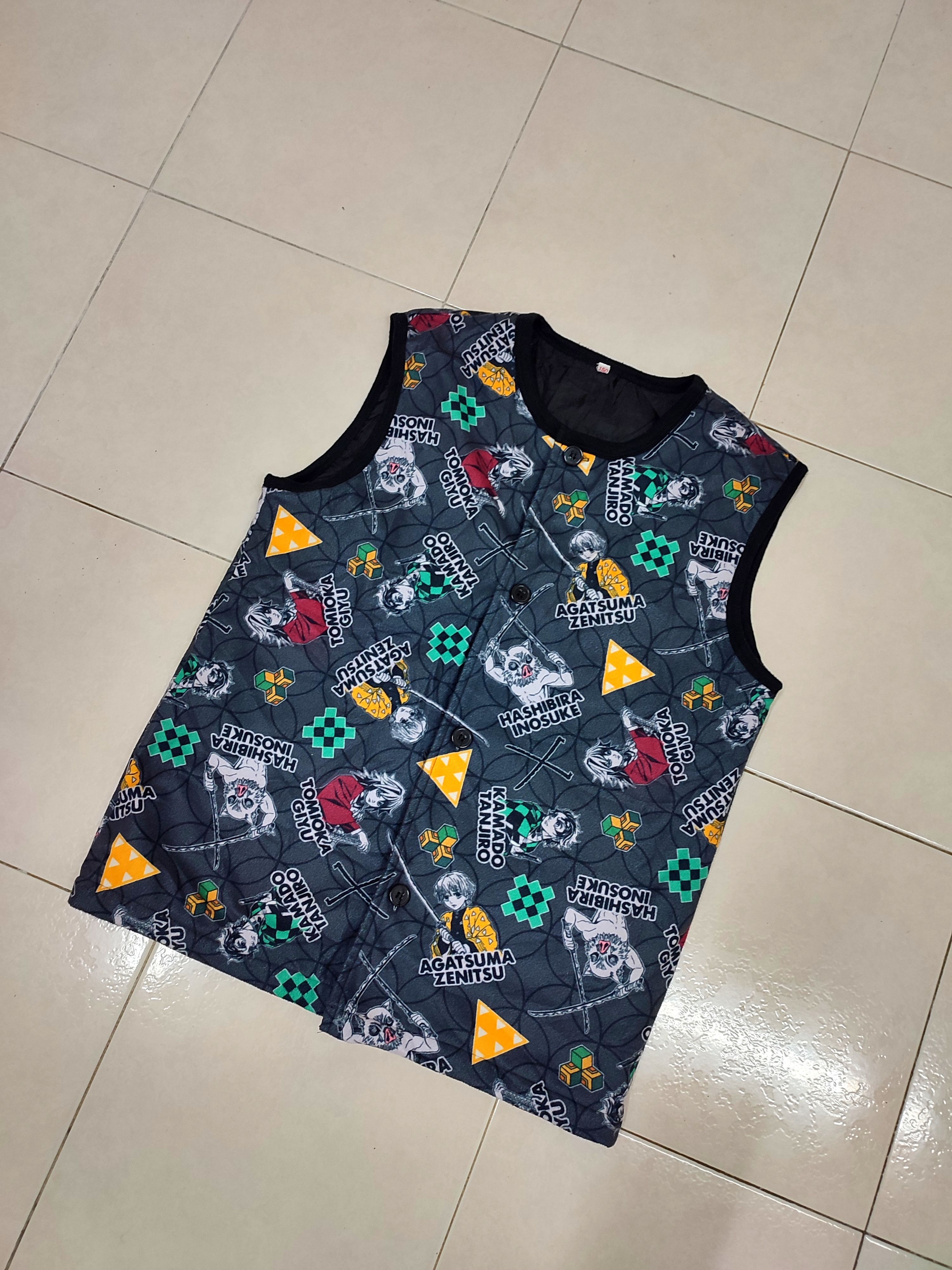 Anime × Japanese Brand × Vintage 💥 Vintage 💥 Demon Slayer Character Sleeveless Size US S / EU 44-46 / 1 - 3 Thumbnail