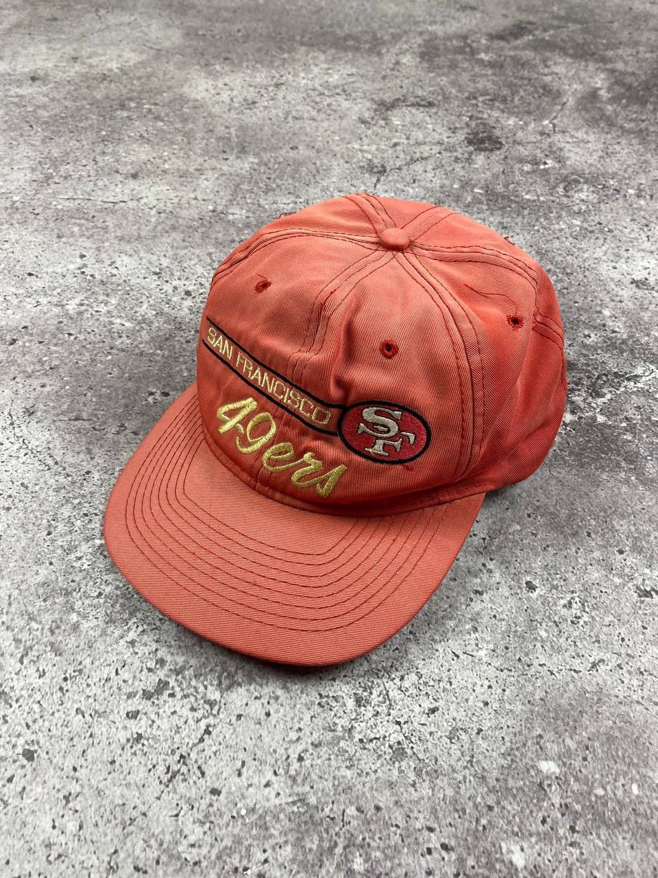 Men's Mitchell & Ness Red/Black San Francisco 49ers Vintage Script