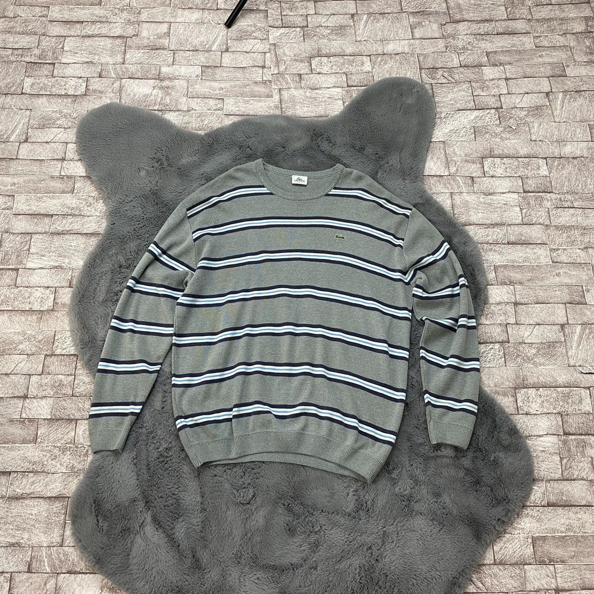 Lacoste × Vintage SWEATER LACOSTE STRIPPED RARE VINTAGE L-Xl Size US XL / EU 56 / 4 - 1 Thumbnail