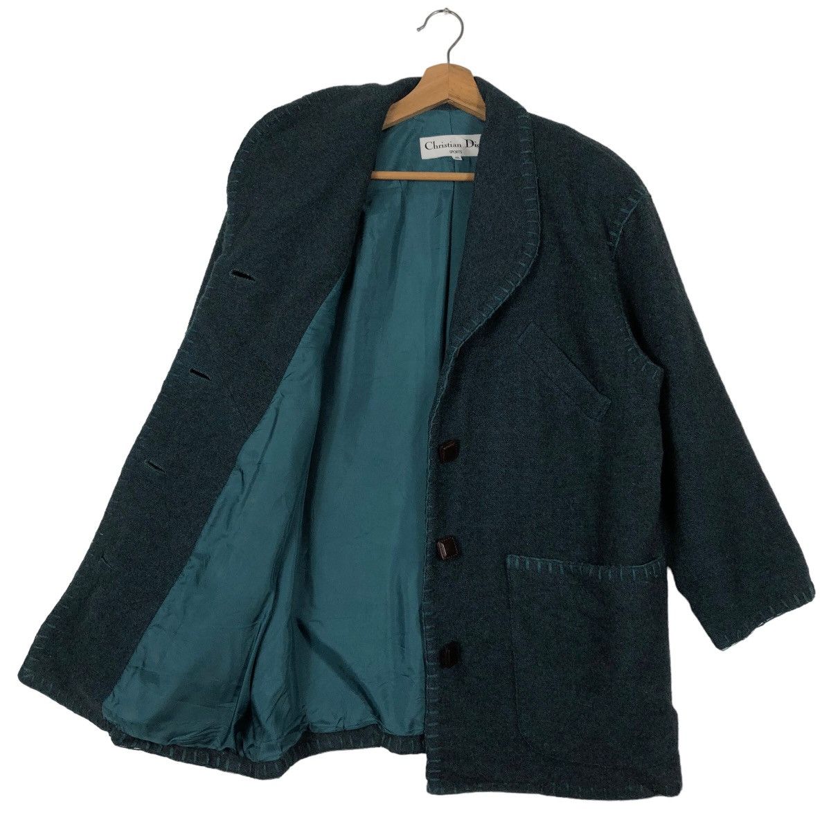 Christian Dior Monsieur 🔥Dark Green - Wool Jacket Christian Dior Sports Oversized Size US M / EU 48-50 / 2 - 8 Thumbnail