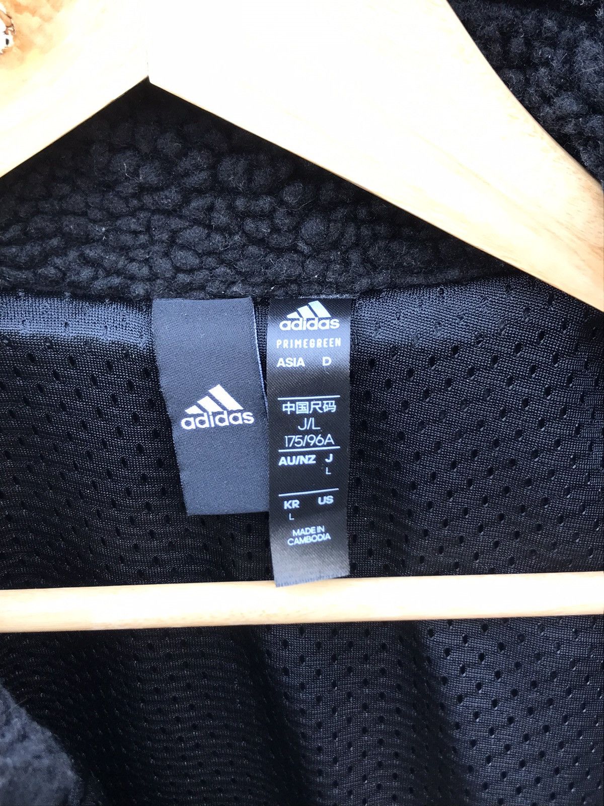Adidas 🔥Adidas Reduced Barries Fleece Button Jacket Size US L / EU 52-54 / 3 - 7 Thumbnail