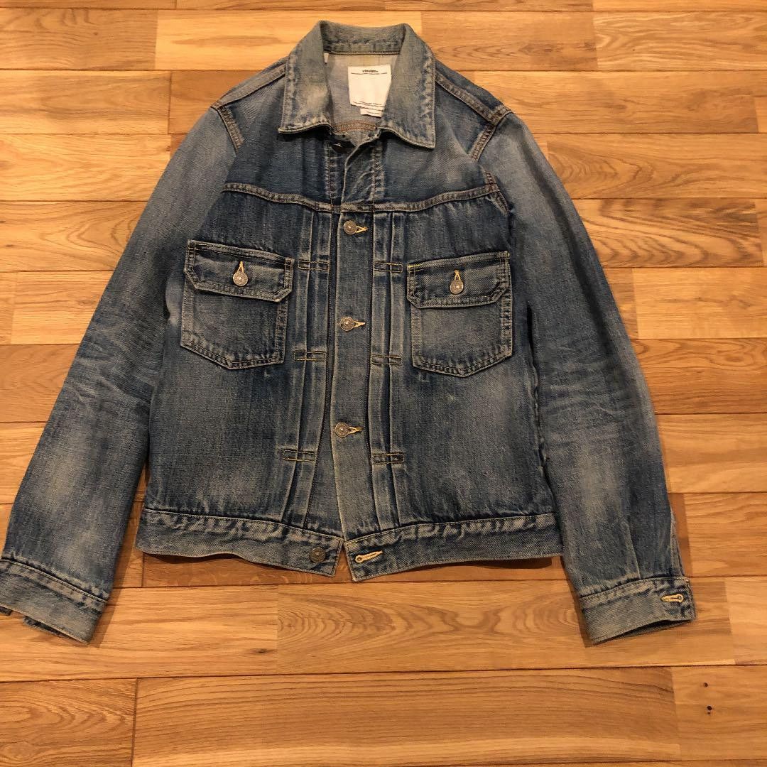 image of Visvim 101 Jkt Dmgd 13Ss in Visvim Denim, Men's (Size Small)