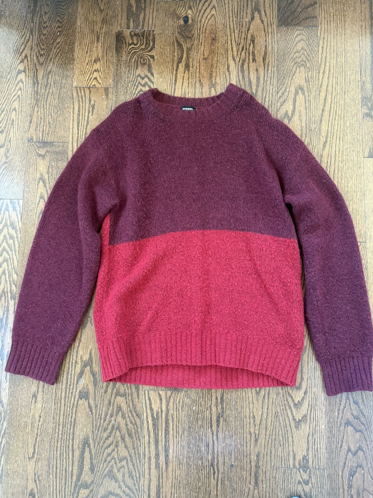 Diesel Red Diesel Wool Sweater Size US M / EU 48-50 / 2 - 1 Thumbnail