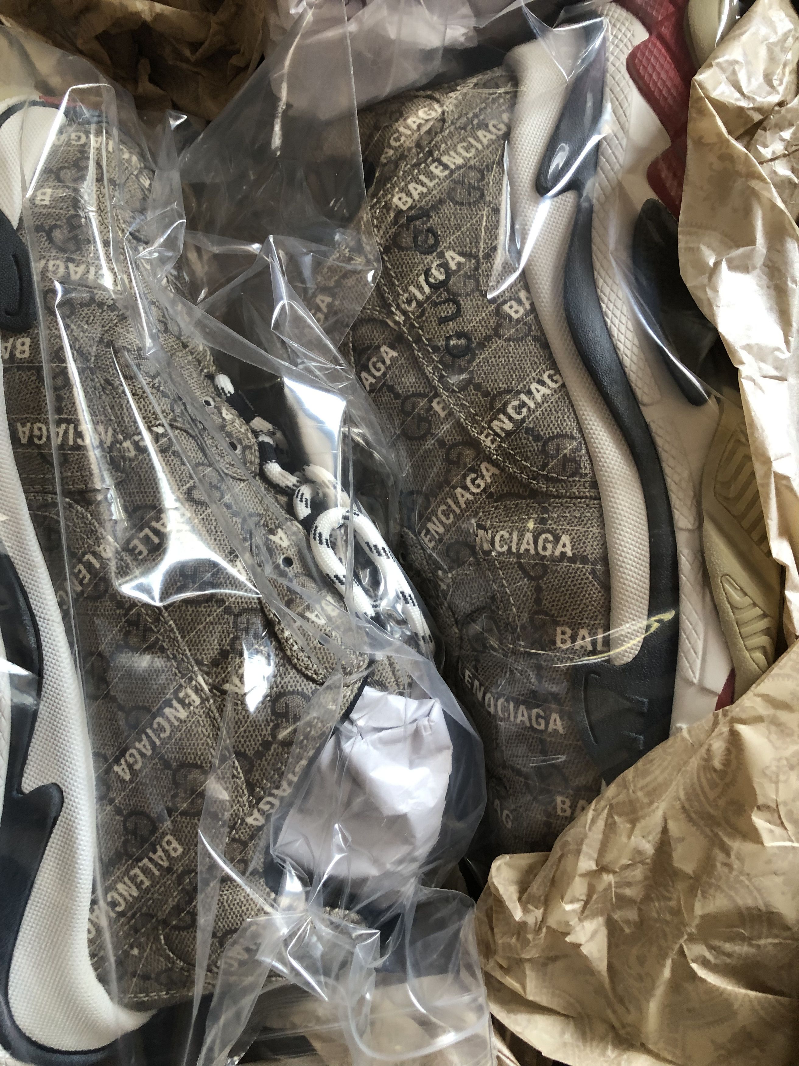Balenciaga × Gucci Gucci x Balenciaga The Hacker Project Triple S Sneaker Size US 9 / EU 42 - 6 Thumbnail