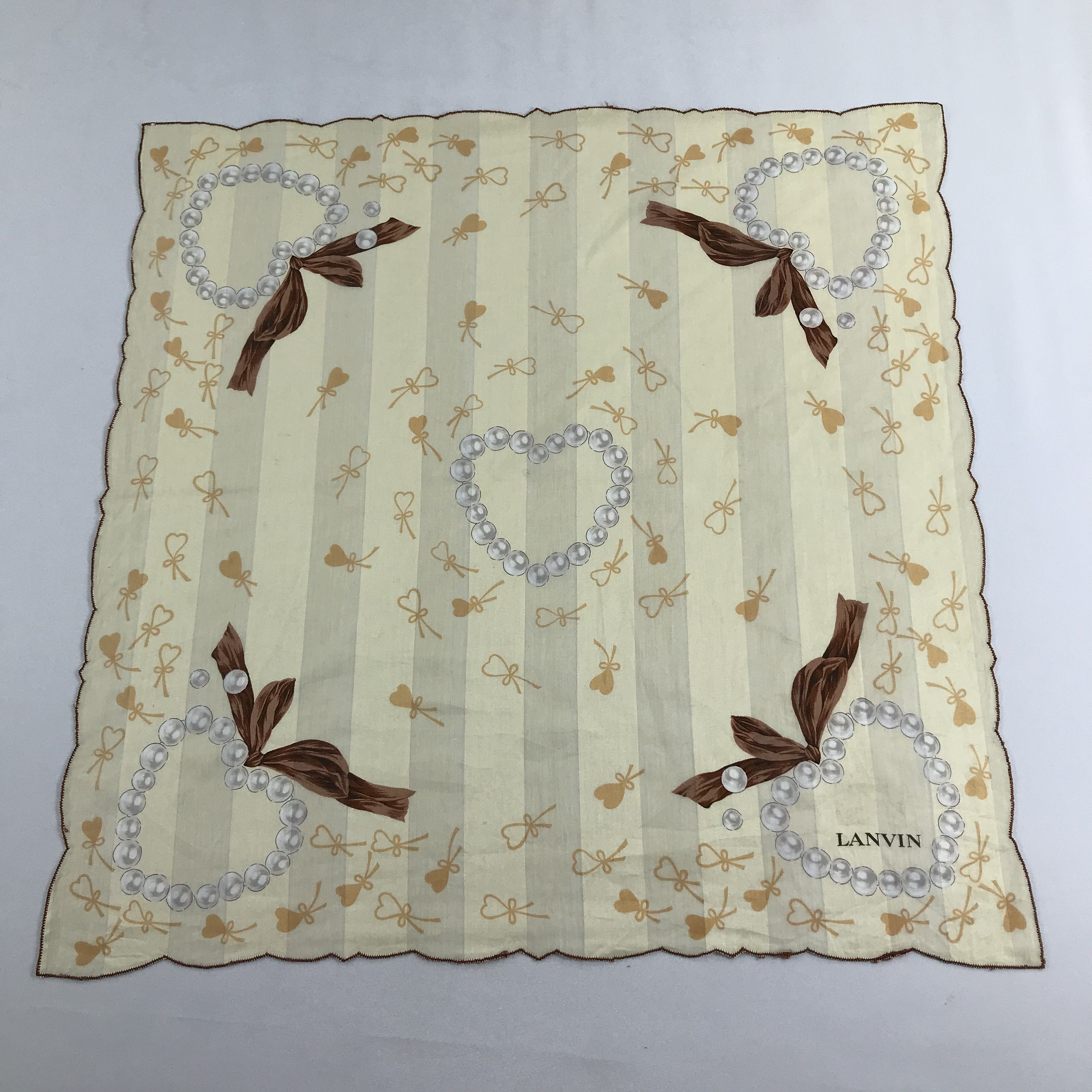 Lanvin Lanvin Handkerchief Neckerchief Bandana H1164 Size ONE SIZE - 1 Thumbnail