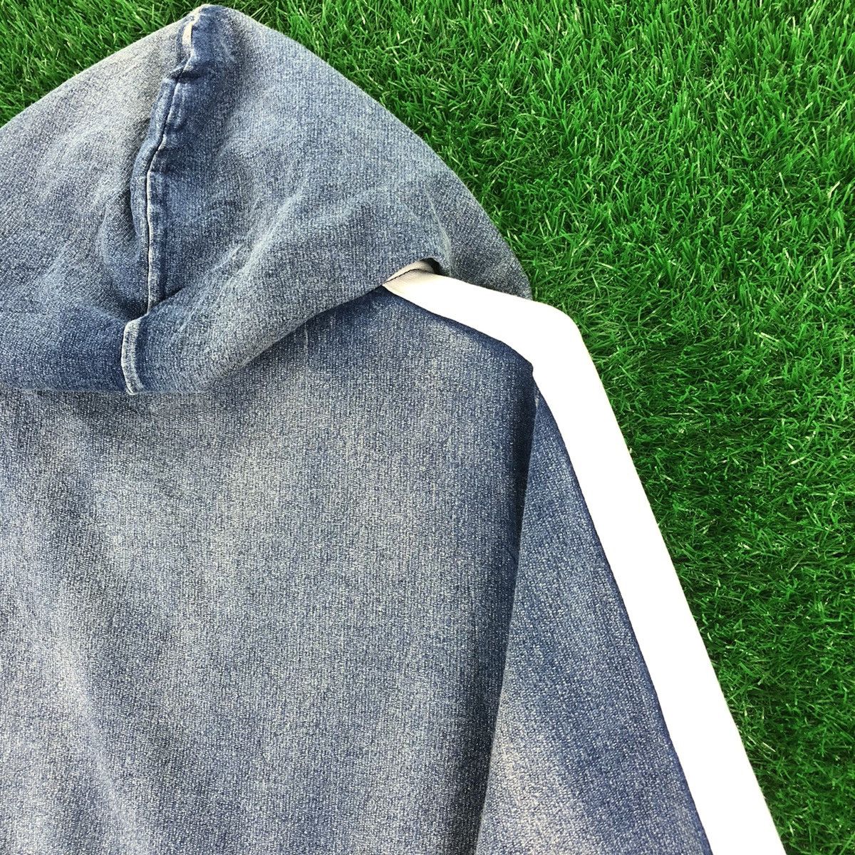 Japanese Brand Vintage Indigo Blue Dyed Zipper Sweater Hoodie by Baycrest Size US M / EU 48-50 / 2 - 5 Thumbnail
