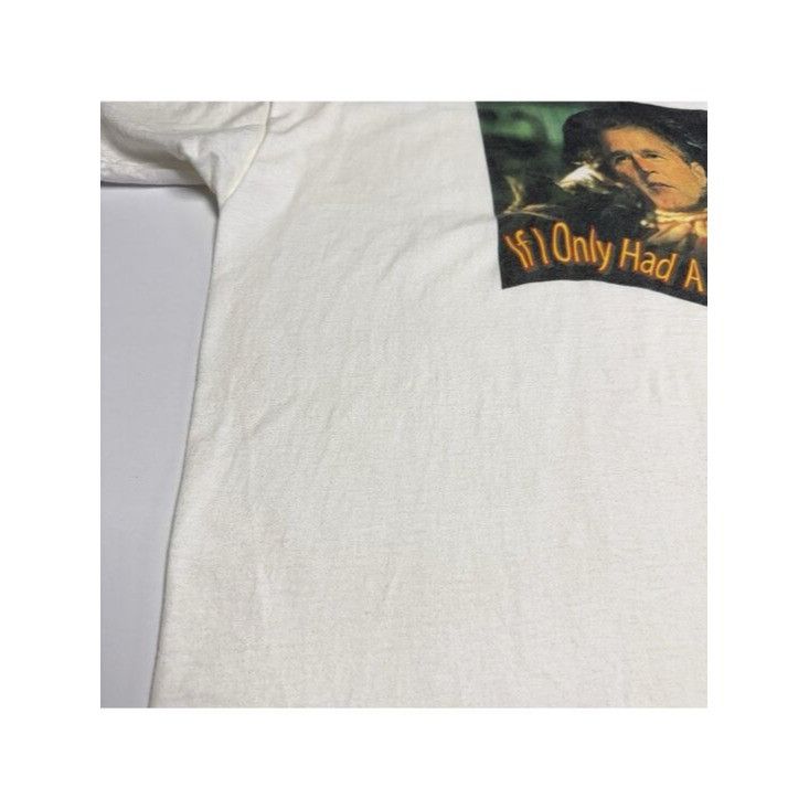 Vintage Vintage George Bush If Only I Had A Brain T Shirt Mens 2XL Size US XXL / EU 58 / 5 - 4 Thumbnail