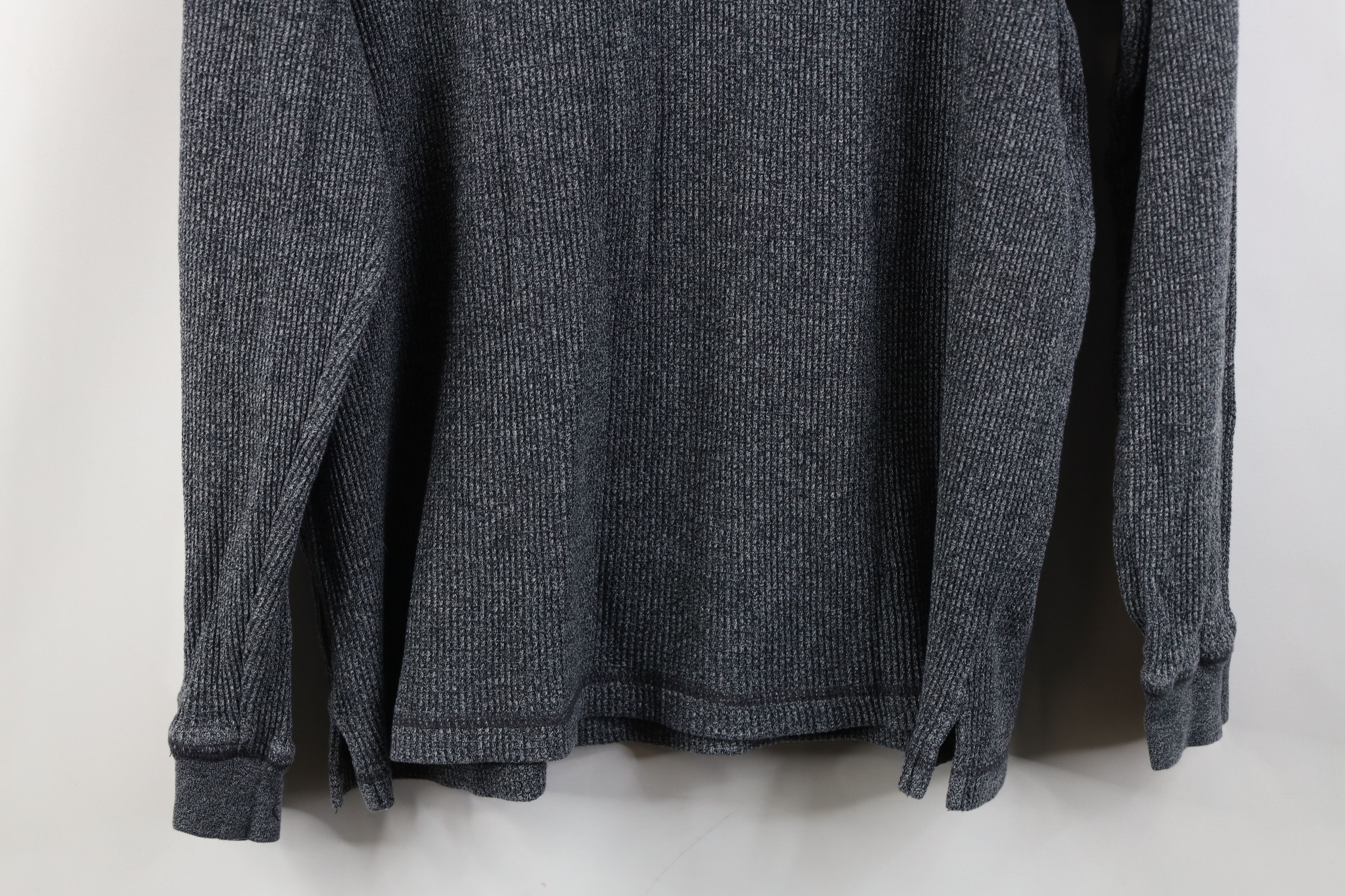Vintage Vintage 90s Y2K Streetwear Knit Long Sleeve Henley T-Shirt Size US L / EU 52-54 / 3 - 11 Thumbnail
