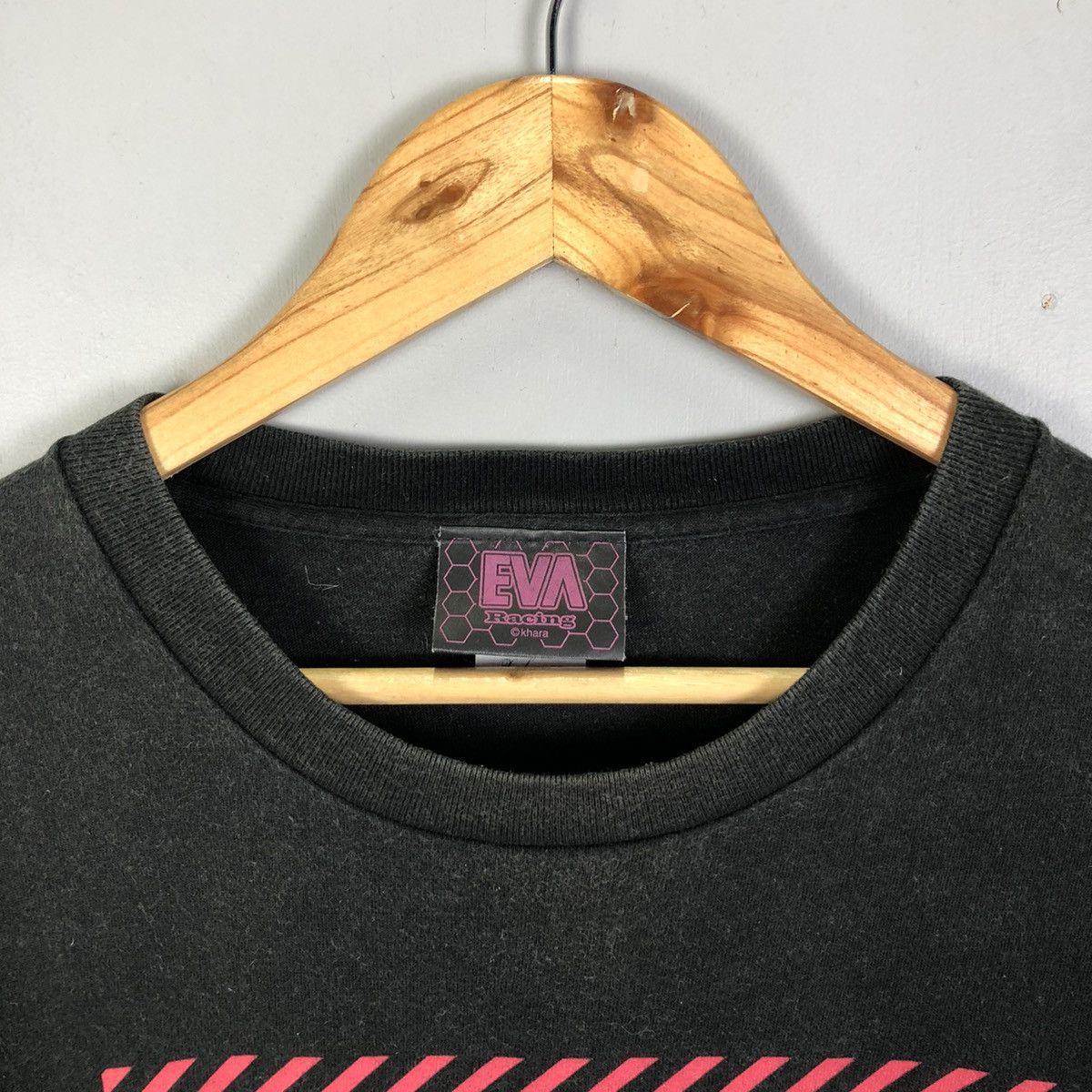 Anime Vintage Faded Neon Genesis Evangelion / Eva Racing Tshirt Size US XL / EU 56 / 4 - 5 Thumbnail