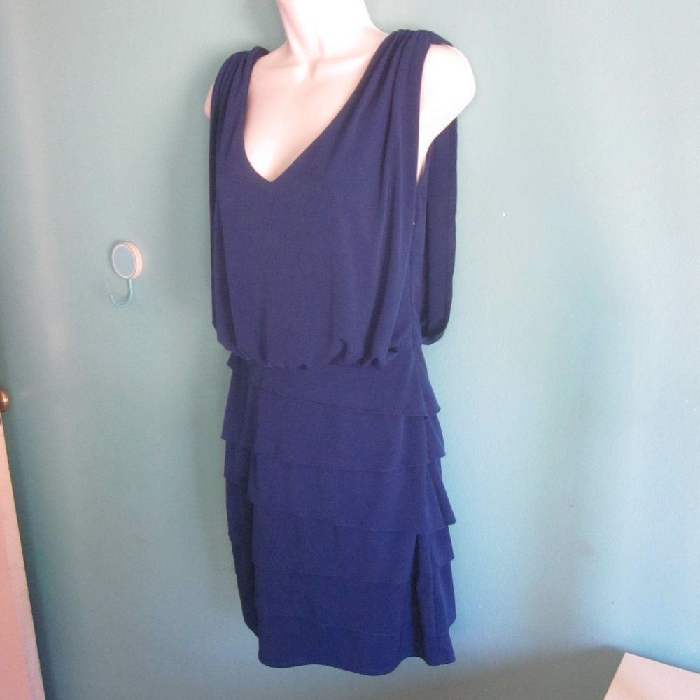 Laundry by Shelli Segal Laundry Shelli Segal Size 4 Blue Tank Dress Size S / US 4 / IT 40 - 1 Thumbnail