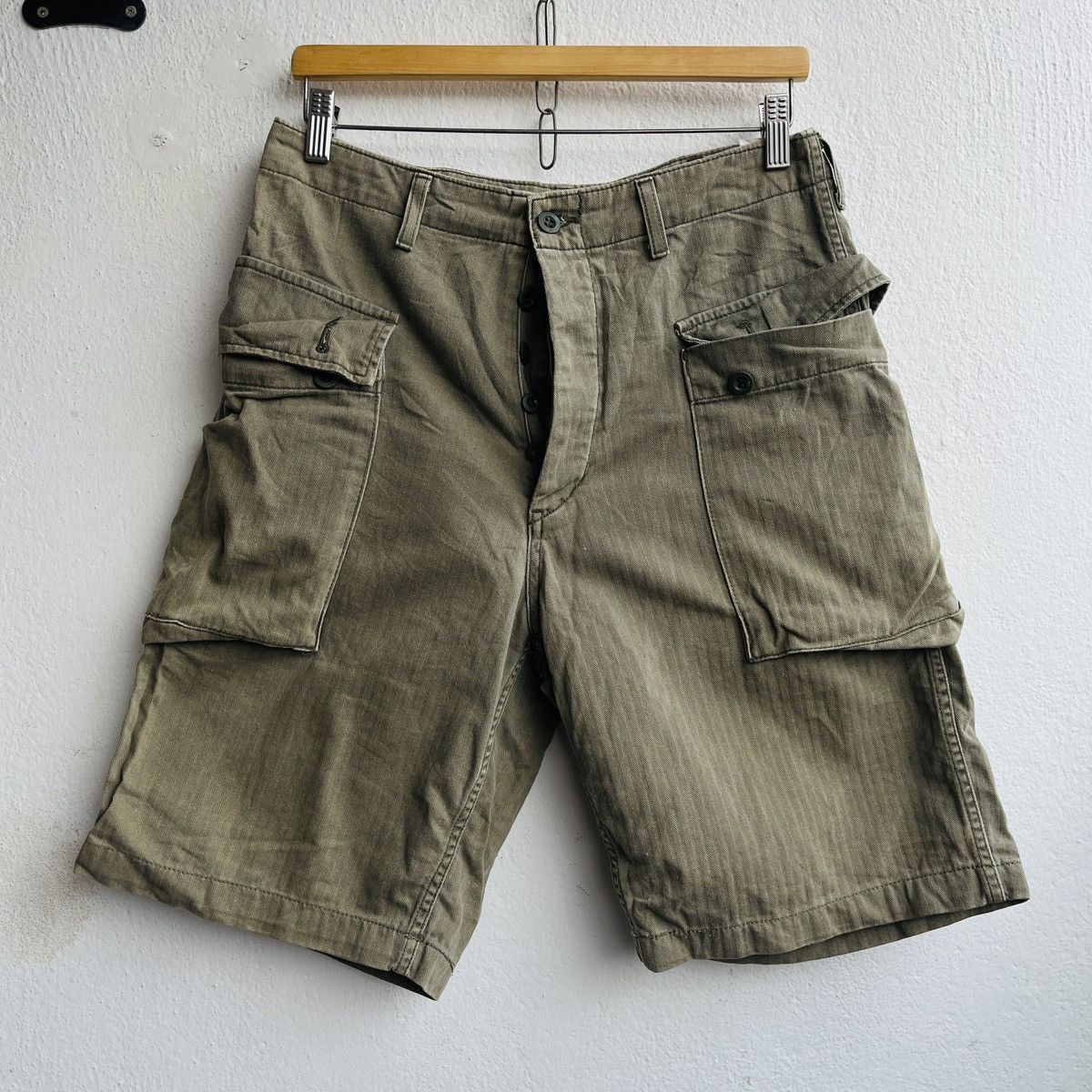 Schott × Travis Scott Faded Olive Green Schott Utilitu Military Pants Size US 30 / EU 46 - 2 Thumbnail