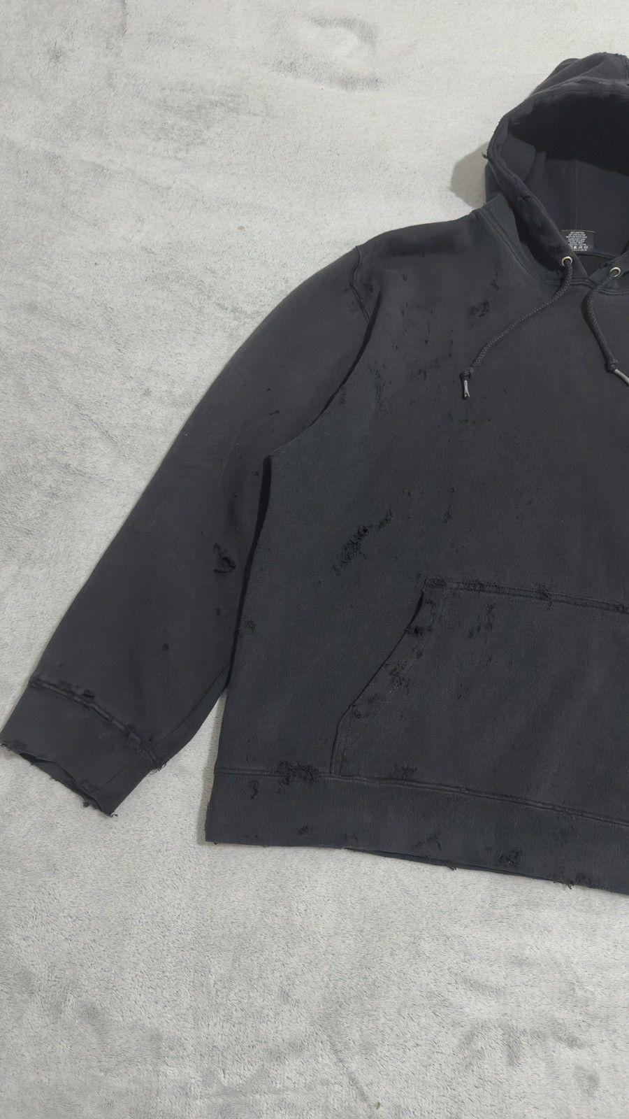 Stussy Hoodie Stussy 🔥🤯 2010s vintage trashed hoodie Size US L / EU 52-54 / 3 - 3 Thumbnail