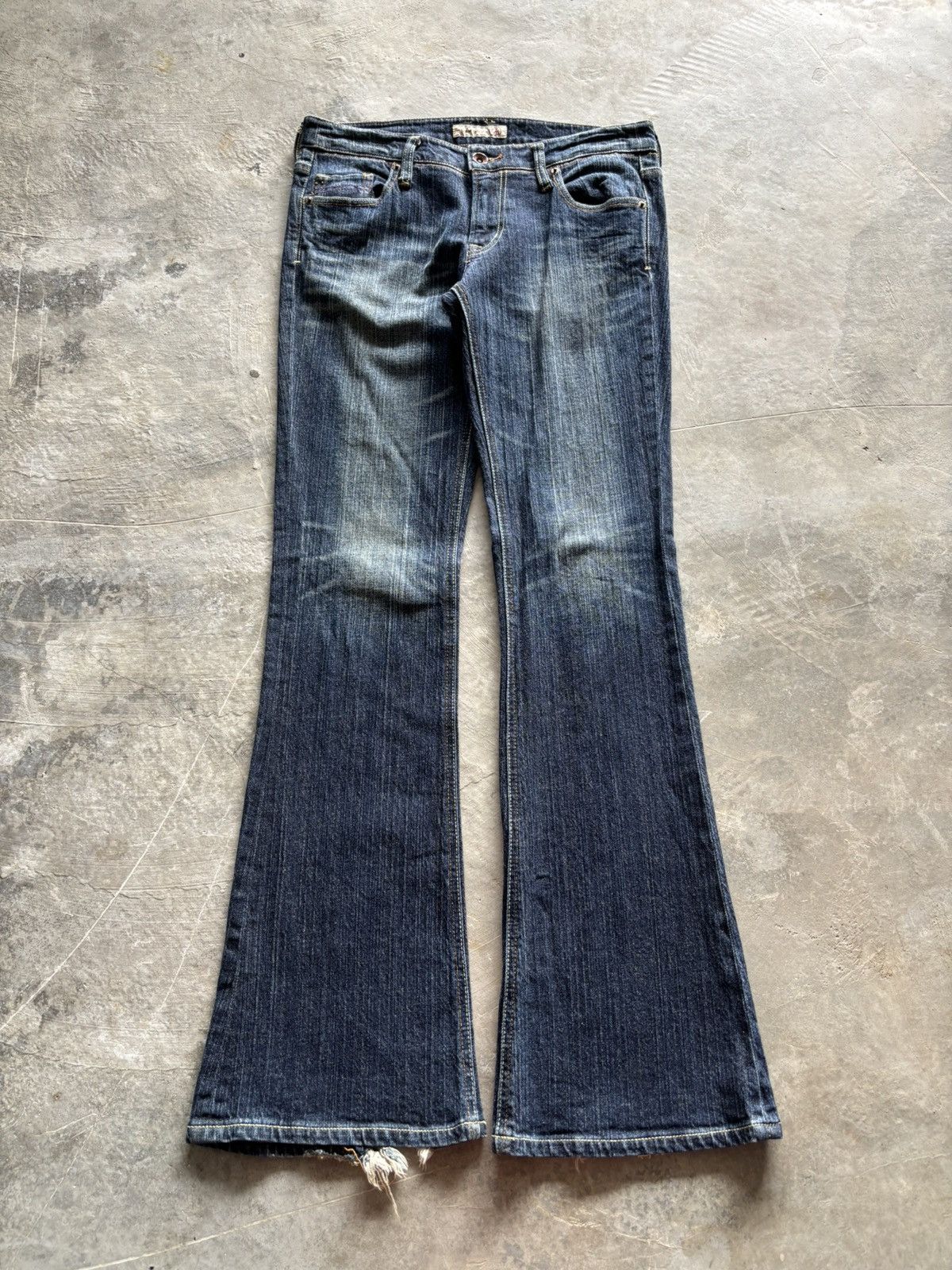 Hysteric Glamour × If Six Was Nine × Tornado Mart Flared rush hour punk washed japanese denim Size 31" - 1 Thumbnail
