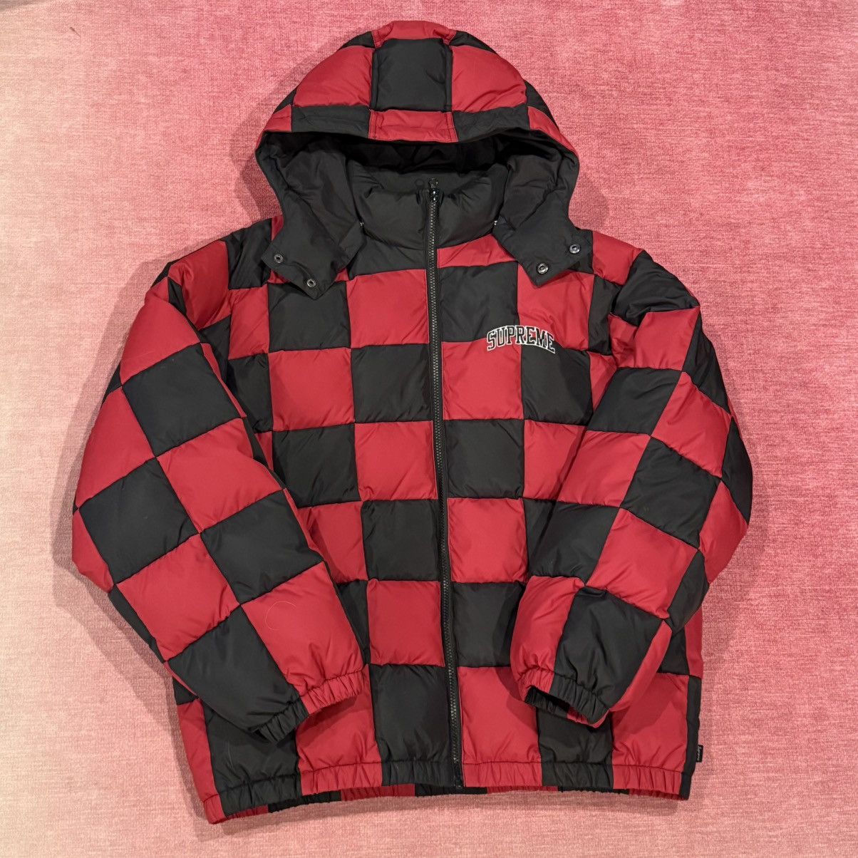 Supreme Supreme Checkerboard Puffy Jacket Size US L / EU 52-54 / 3 - 1 Thumbnail