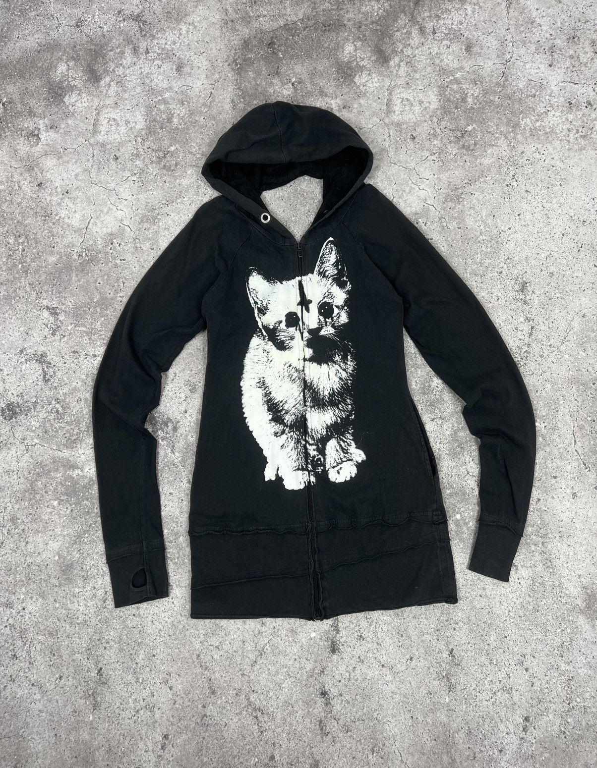 Other Heartless Zip Hoodie Cat Gothic Avant Garde Size S / US 4 / IT 40 - 1 Thumbnail