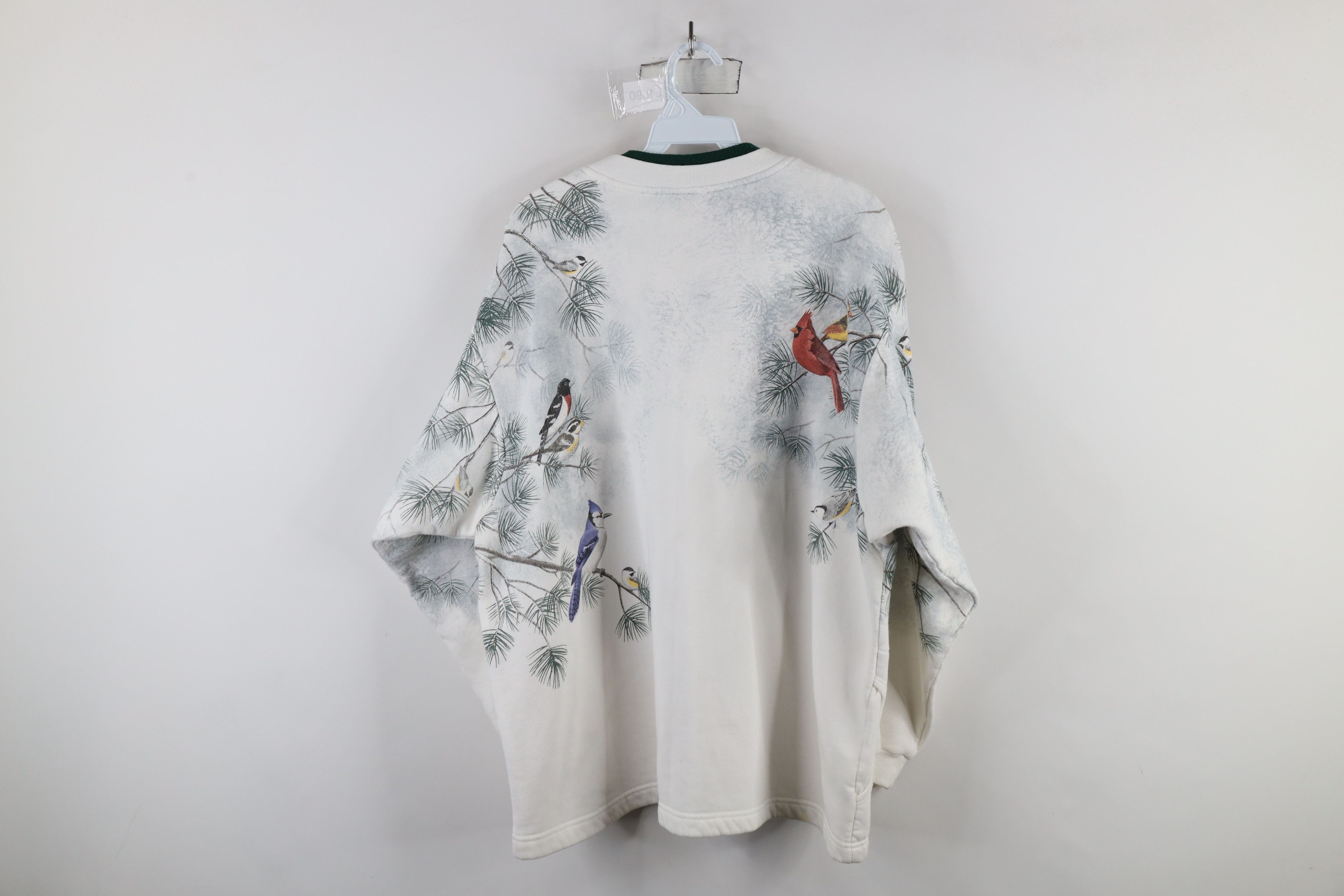 Vintage Vintage 90s Christmas All Over Print Cardigan Sweatshirt Size L / US 10 / IT 46 - 14 Thumbnail