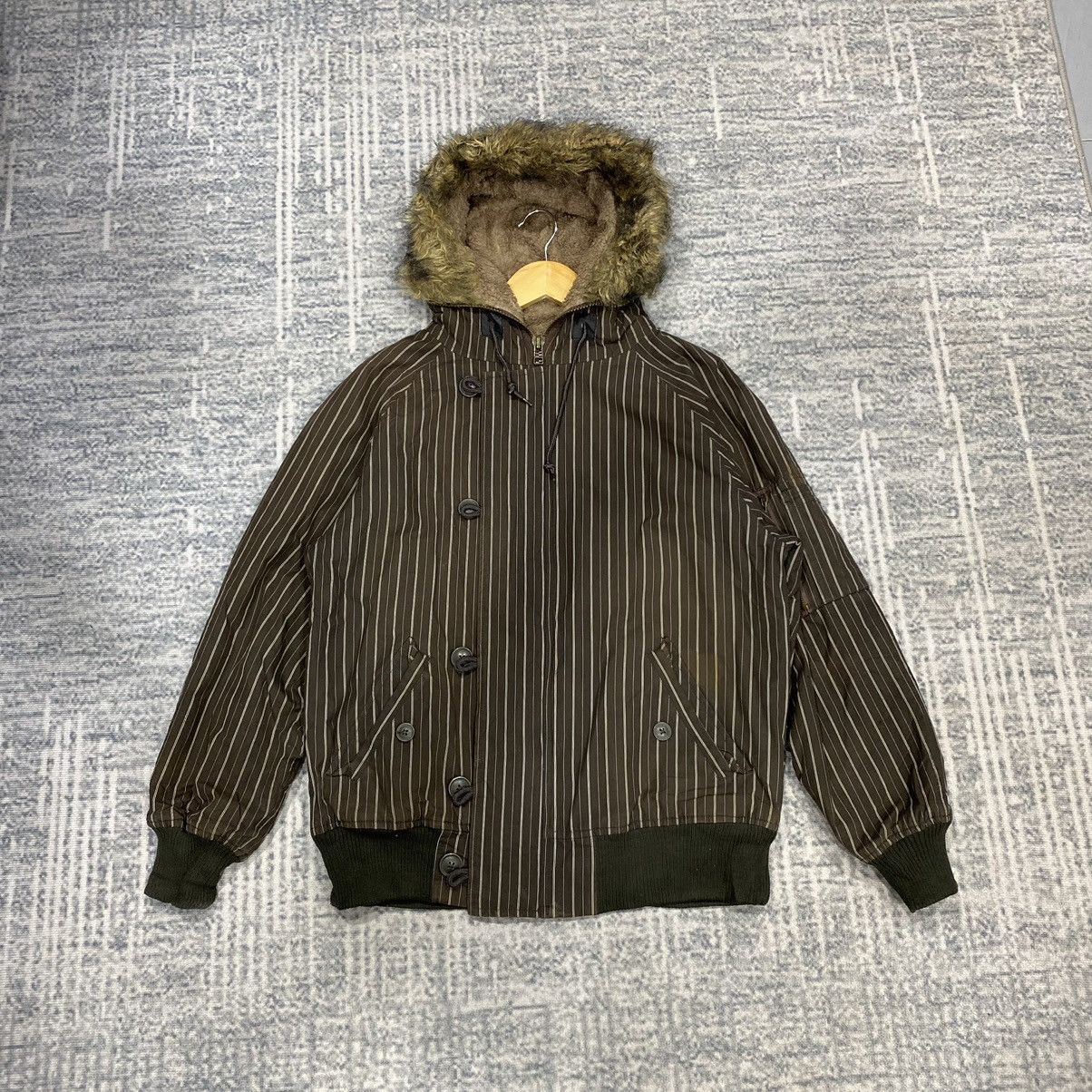 Vintage × Woolrich Woolen Mills Woolrich Winter Jacket Fur Hooded Jacket 80s Size US M / EU 48-50 / 2 - 1 Thumbnail