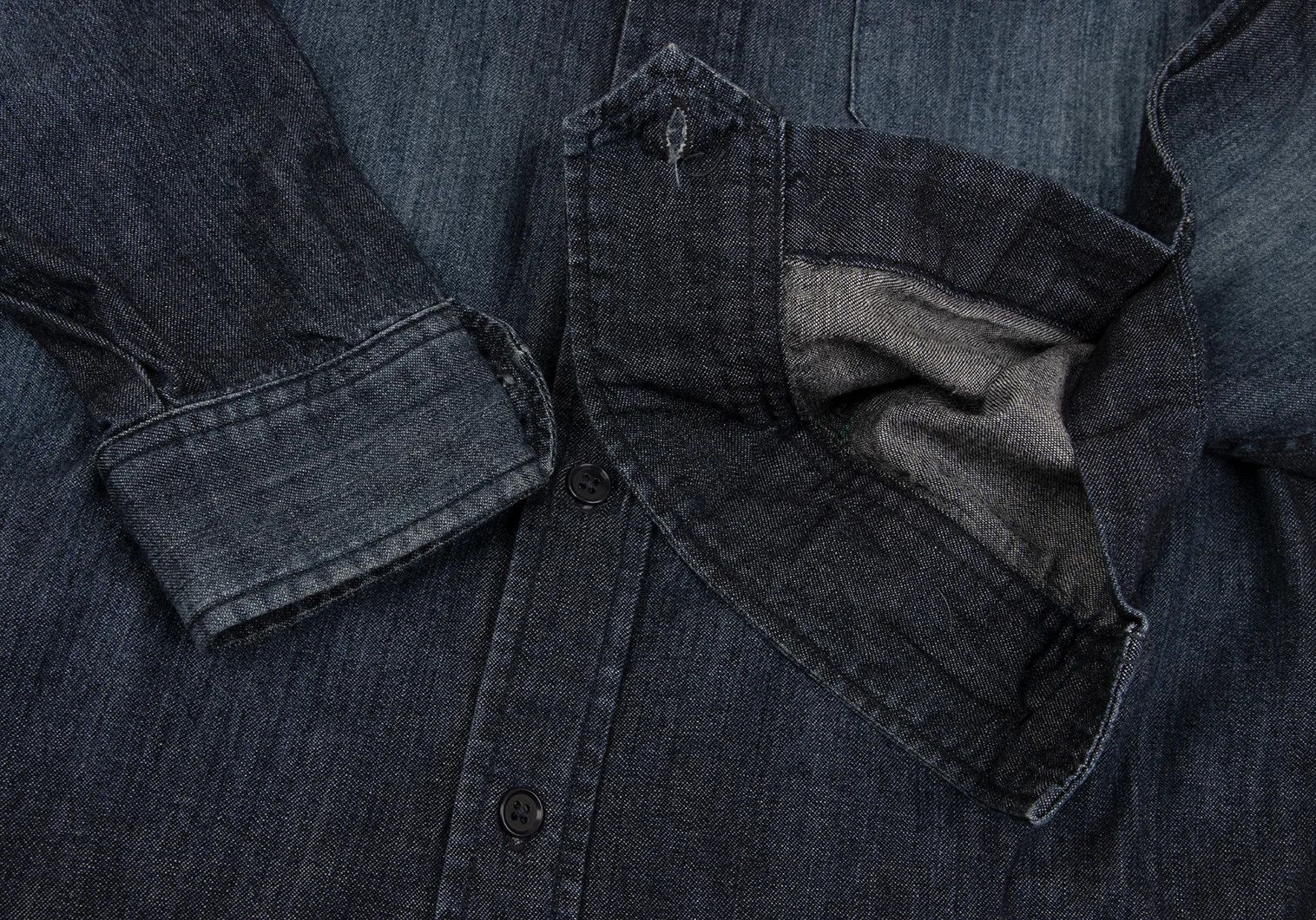 Yohji Yamamoto Yohji Jeans × EDWIN Cotton Epaulet Denim Shirt Indigo Size US S / EU 44-46 / 1 - 9 Thumbnail