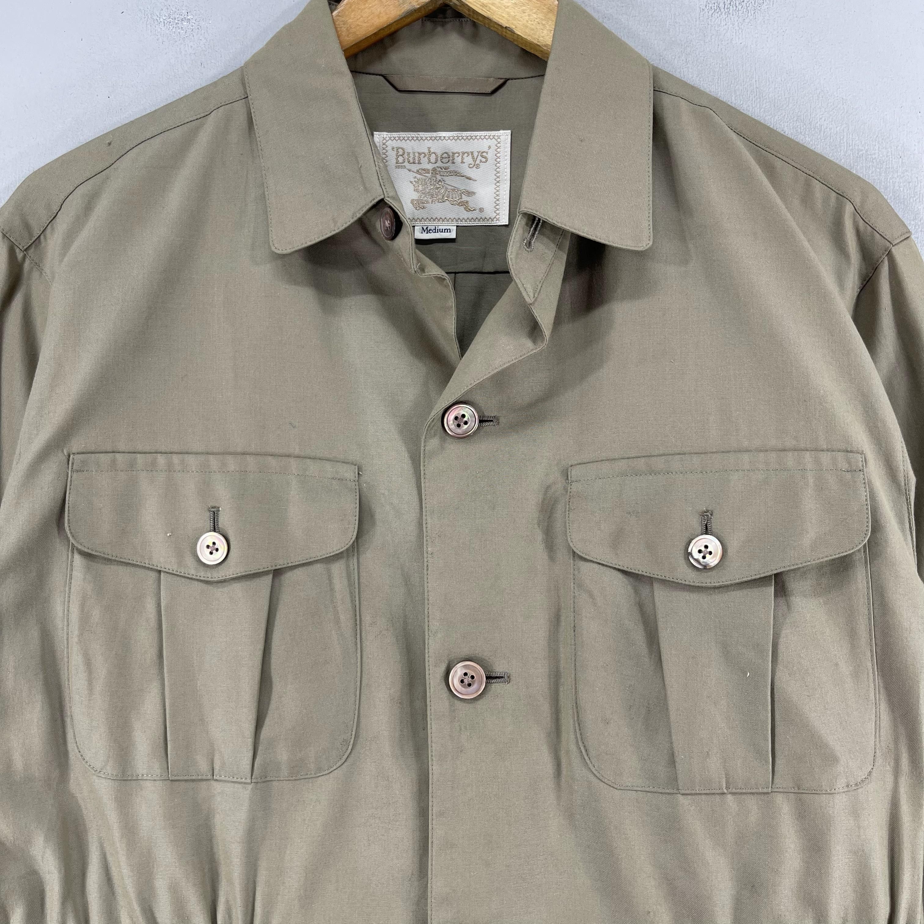 Burberry × Vintage Vintage BURBERRYS England Trench Coat Button Up Jacket Size M / US 6-8 / IT 42-44 - 2 Thumbnail