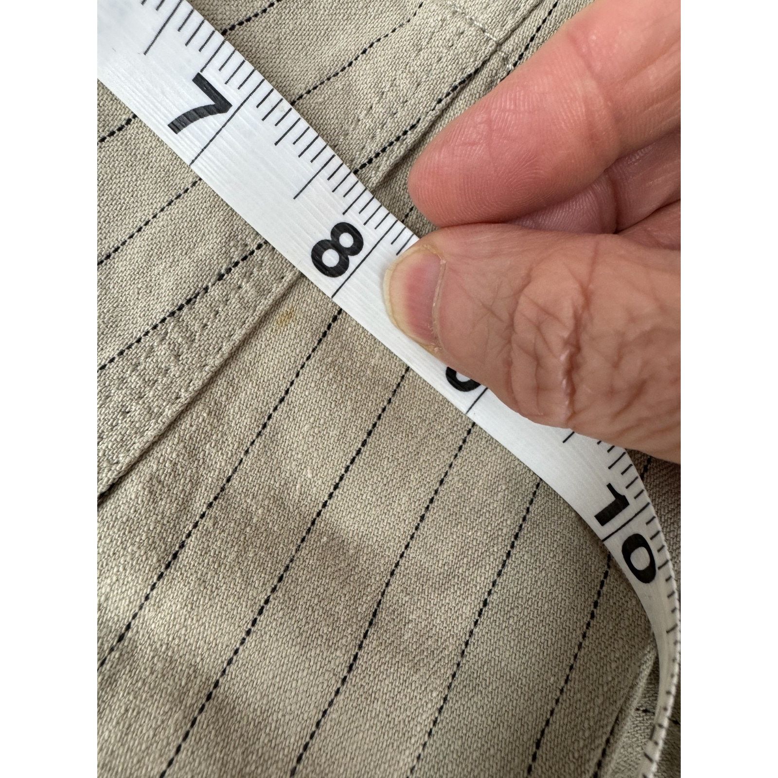 Chicos Grunge Chicos Cotton Cinched Waist Blazer 0 Neutral Preppy Size XS / US 0-2 / IT 36-38 - 8 Thumbnail