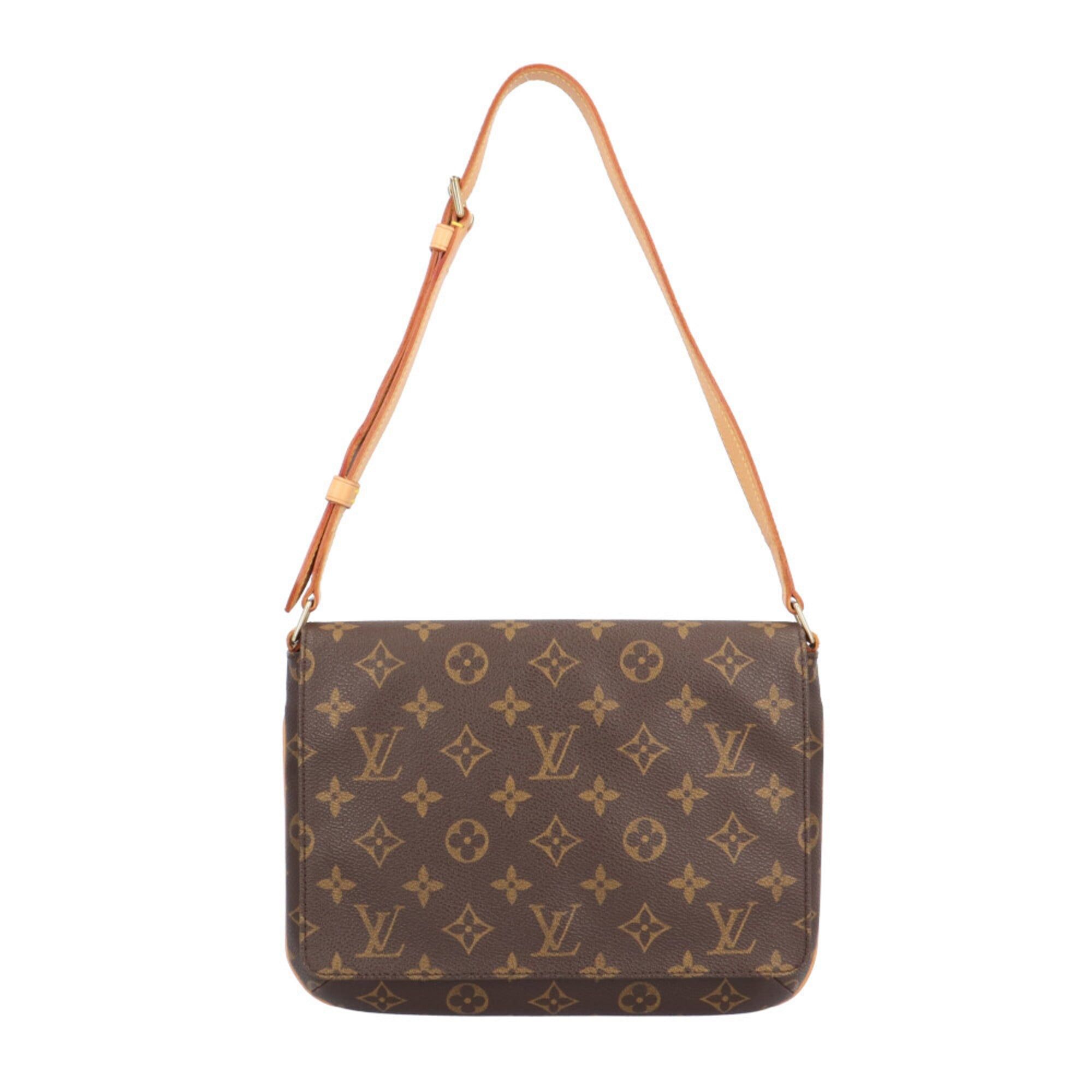 Louis Vuitton Louis Vuitton Musette Tango Short Monogram Shoulder Bag, Canvas M51257 Brown, Women's LOUIS VUITTON Size ONE SIZE - 1 Thumbnail