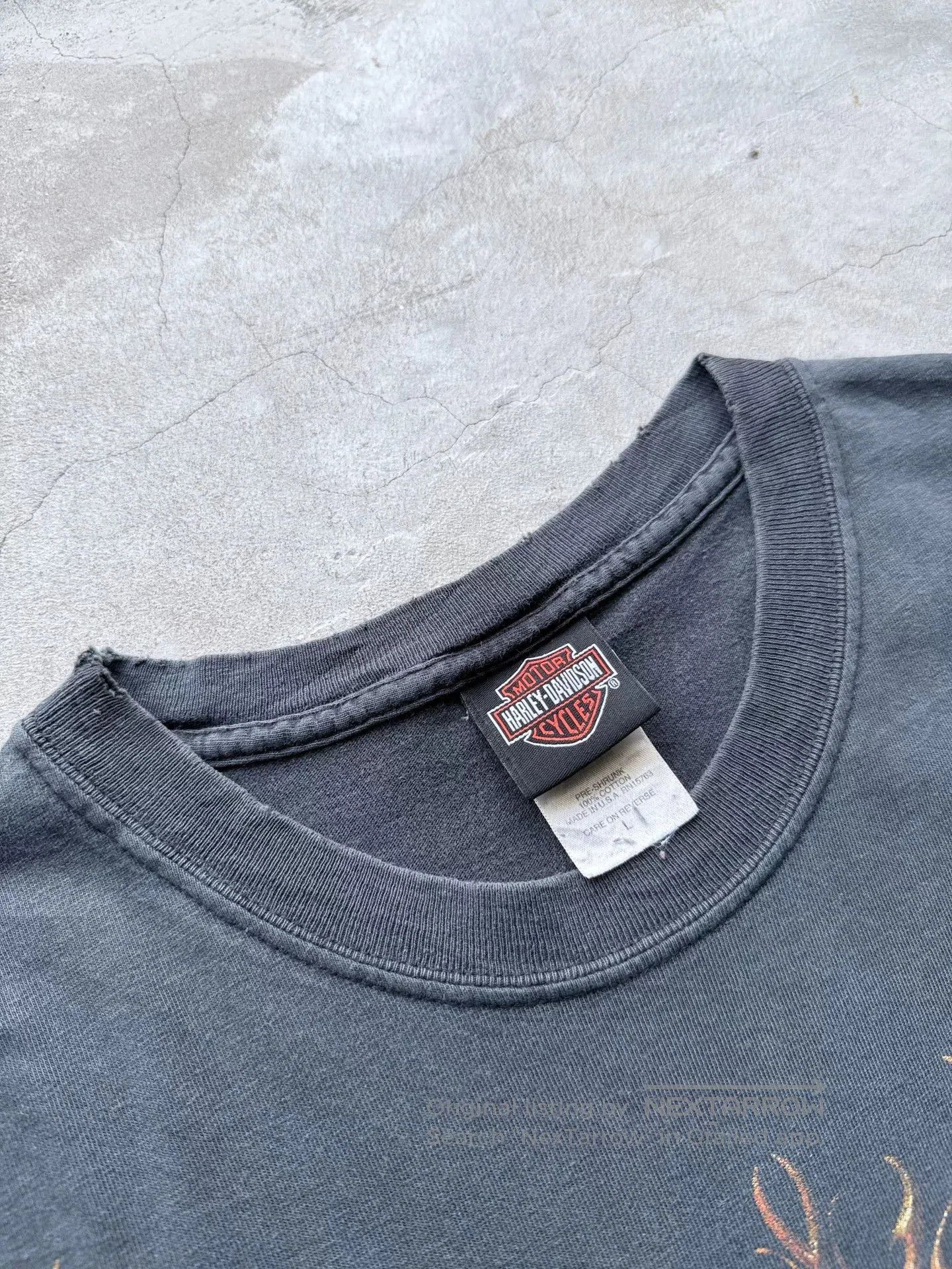 Vintage Vintage 2002 Harley Davidson Kansas Choppers Tee. Size US L / EU 52-54 / 3 - 4 Thumbnail