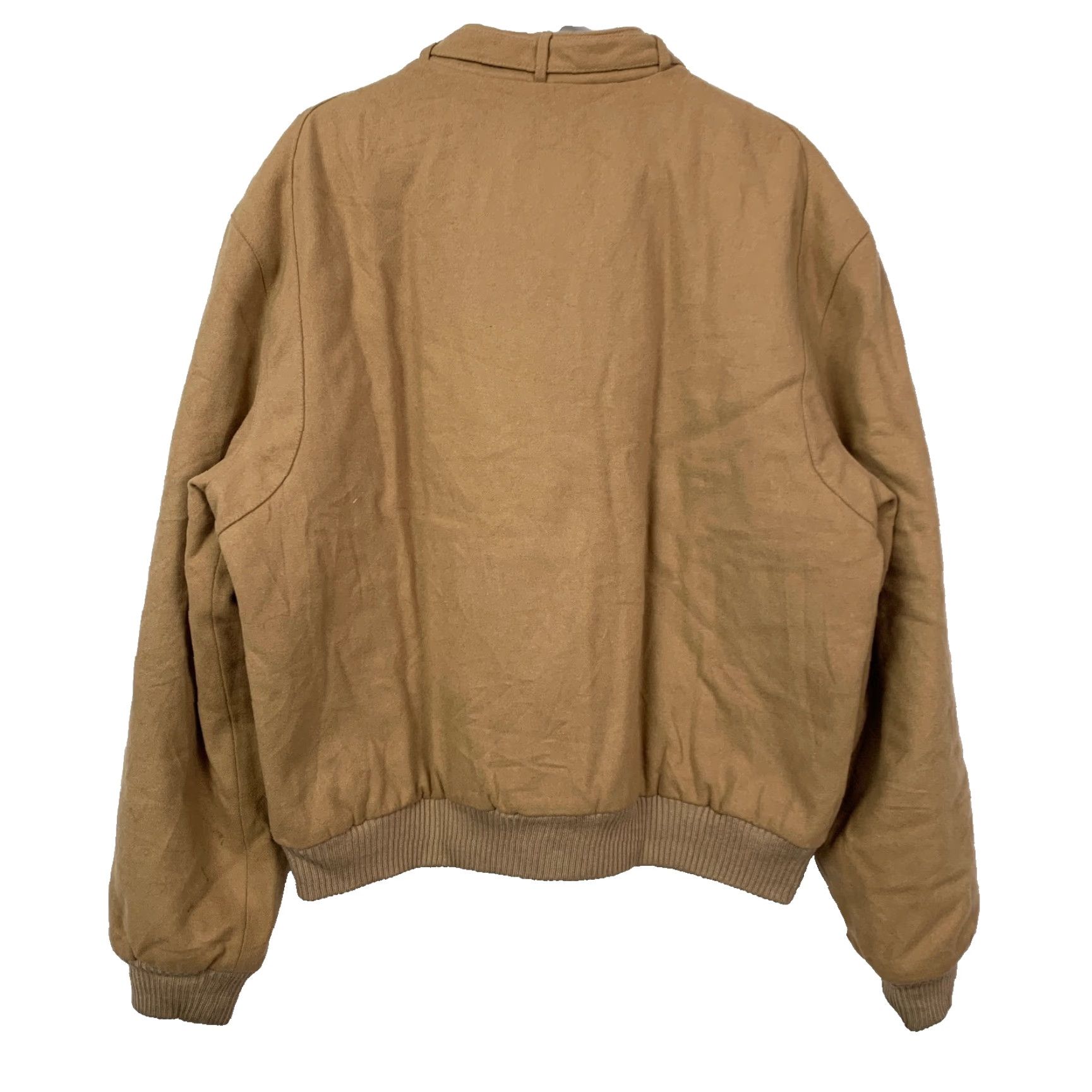 Members Only VINTAGE Members Only Bomber Jacket Shirt Mens Tan 80s Wool Blend Zip Snap Short 44 Chest 51in Regular Brand: Members Only Size US S / EU 44-46 / 1 - 7 Thumbnail