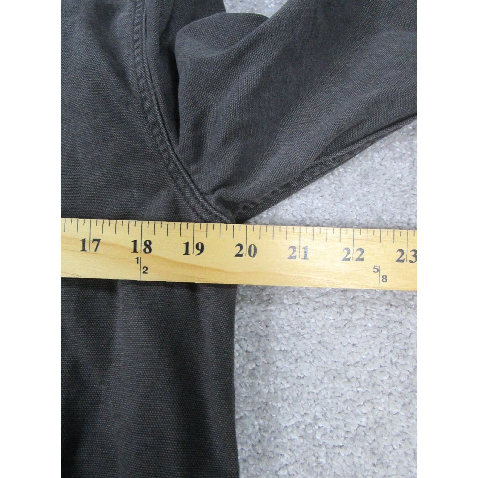 Vintage DEVIL-DOG Shirt Men Small Gray Cotton Canvas Button Up Long Sleeve Collared - 90s? Size US S / EU 44-46 / 1 - 5 Thumbnail