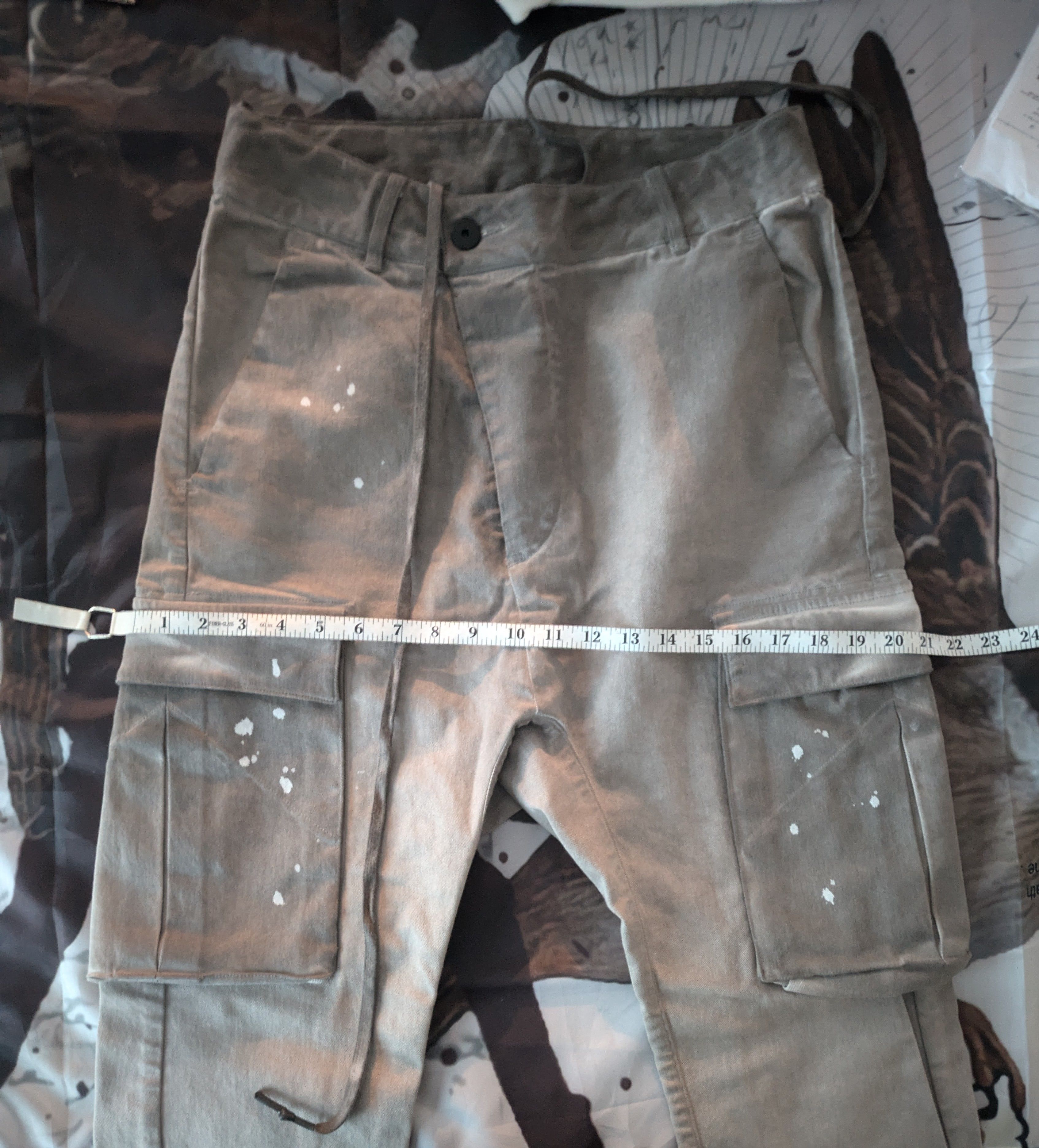 11 By Boris Bidjan Saberi P1C Paint Splattered Size US 32 / EU 48 - 5 Thumbnail