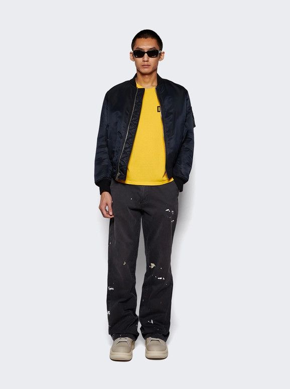 Gallery Dept. o1mle0326 Student Coach Reversible Tee Shirt Golden Yellow Size US XL / EU 56 / 4 - 2 Thumbnail